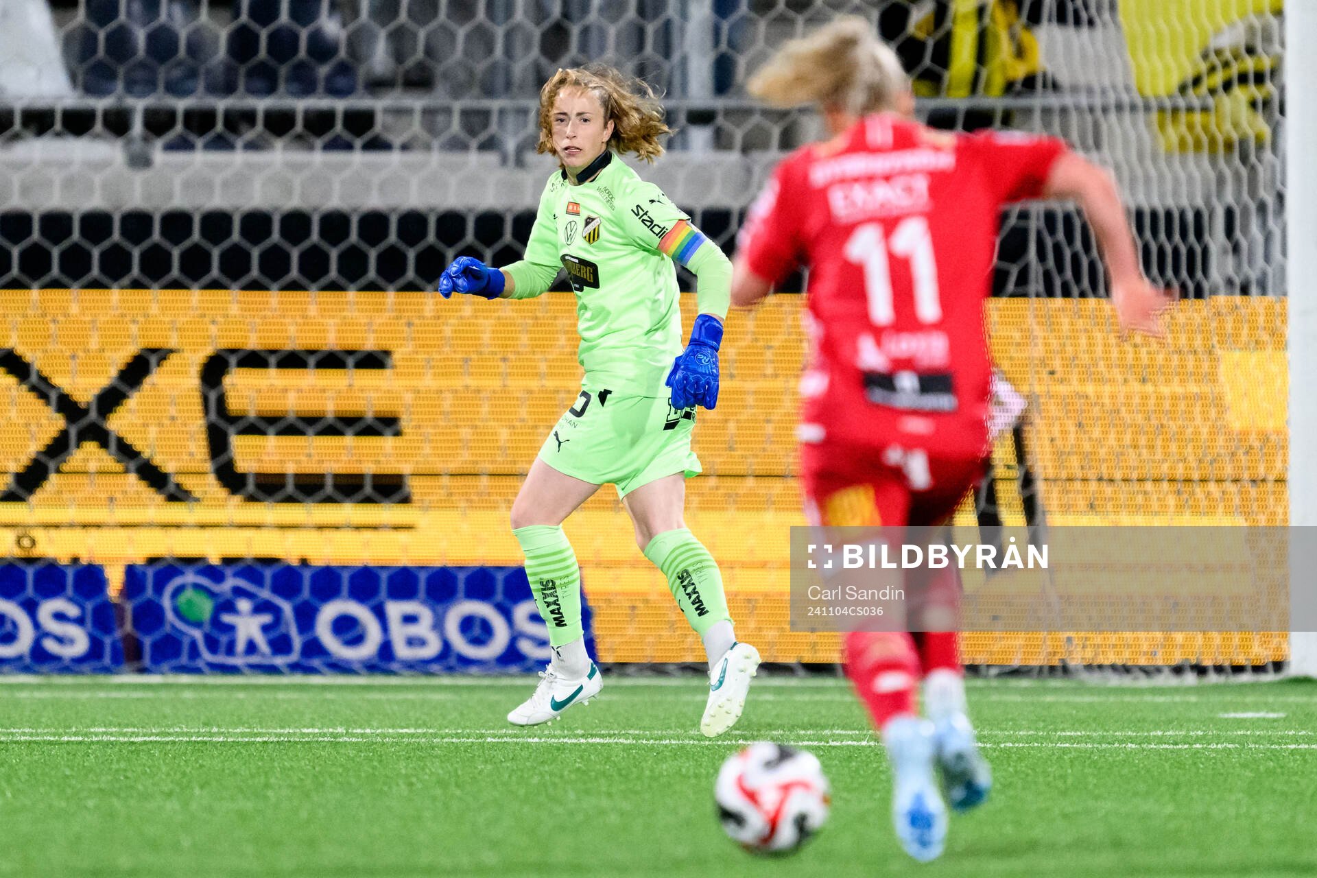 Häckens målvakt Loes Geurts