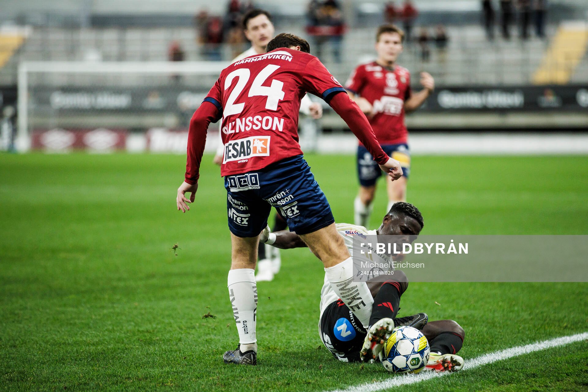 Örgrytes William Svensson och Östersunds Assiedou Yannick
