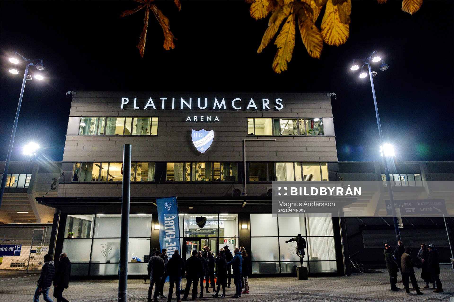 Exteriör vy av Platinumcars Arena
