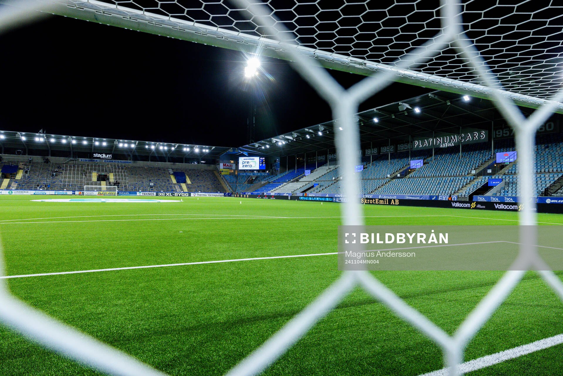 Interiör vy av Platinumcars Arena