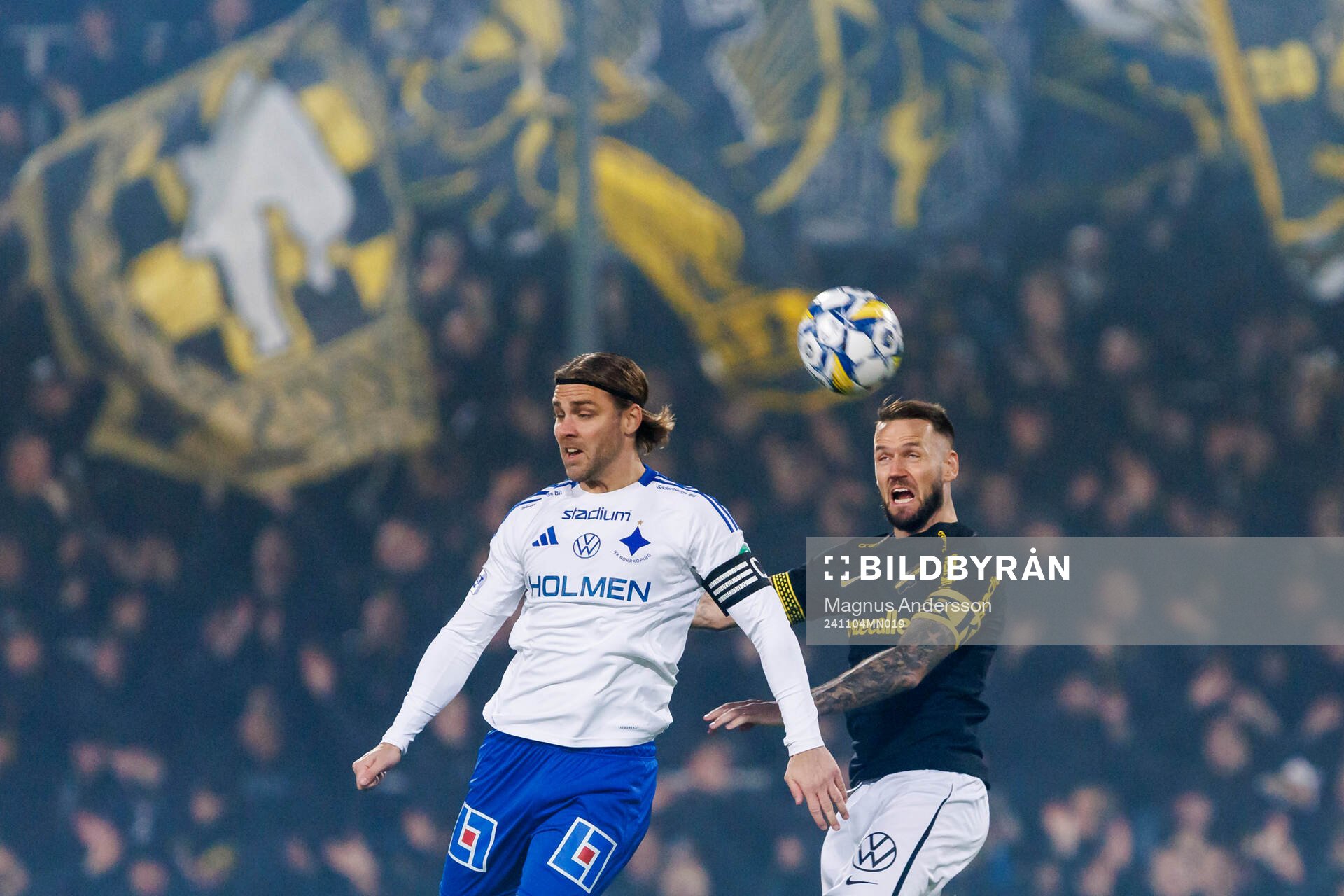 IFK Norrköpings Christoffer Nyman och AIKs Alexander