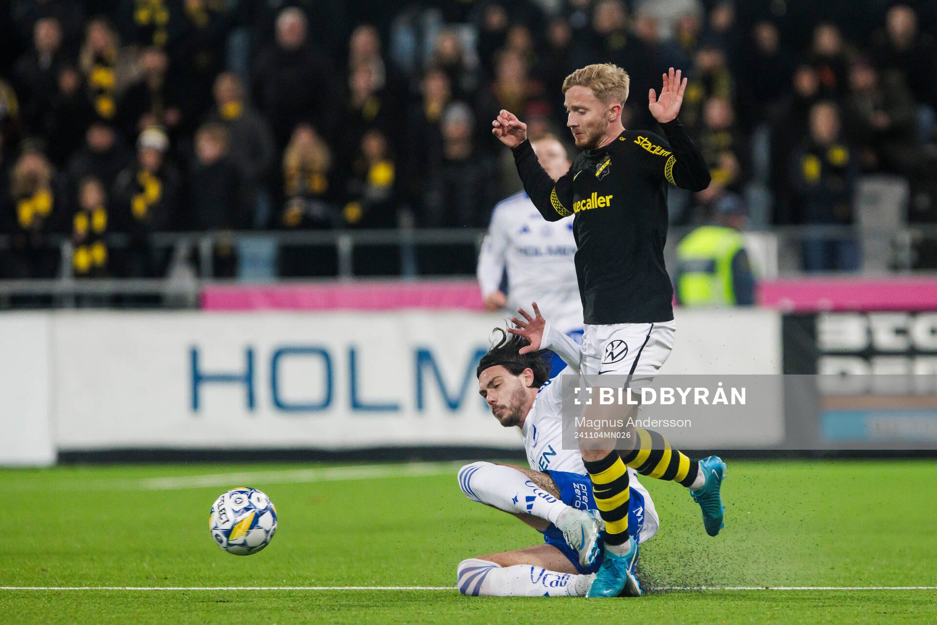 IFK Norrköpings David Moberg Karlsson och AIKs Eskil Edh