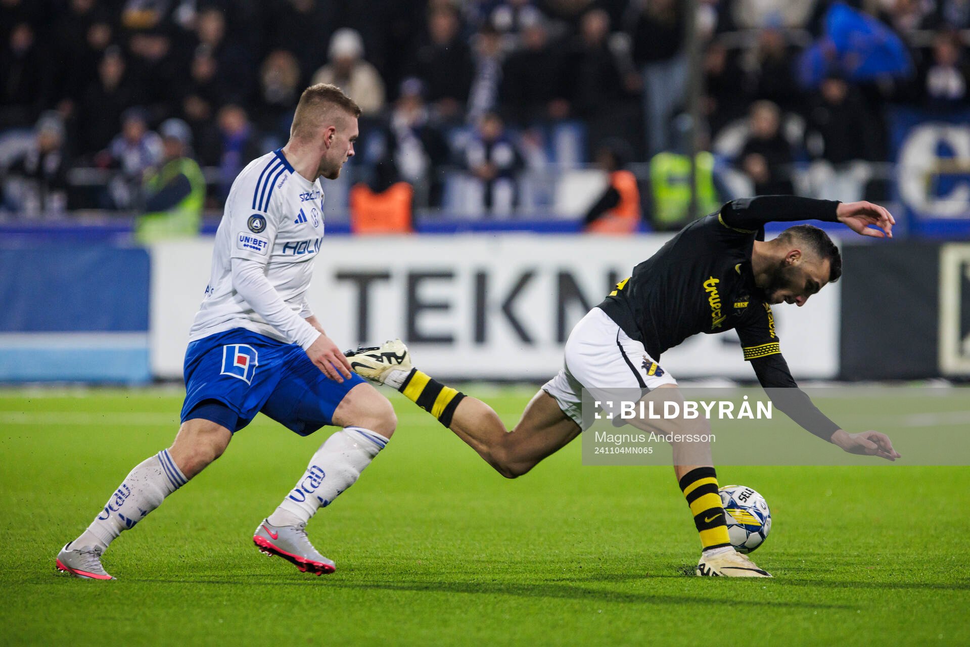 IFK Norrköpings Dino Salihovic och AIKs Ioannis Pittas