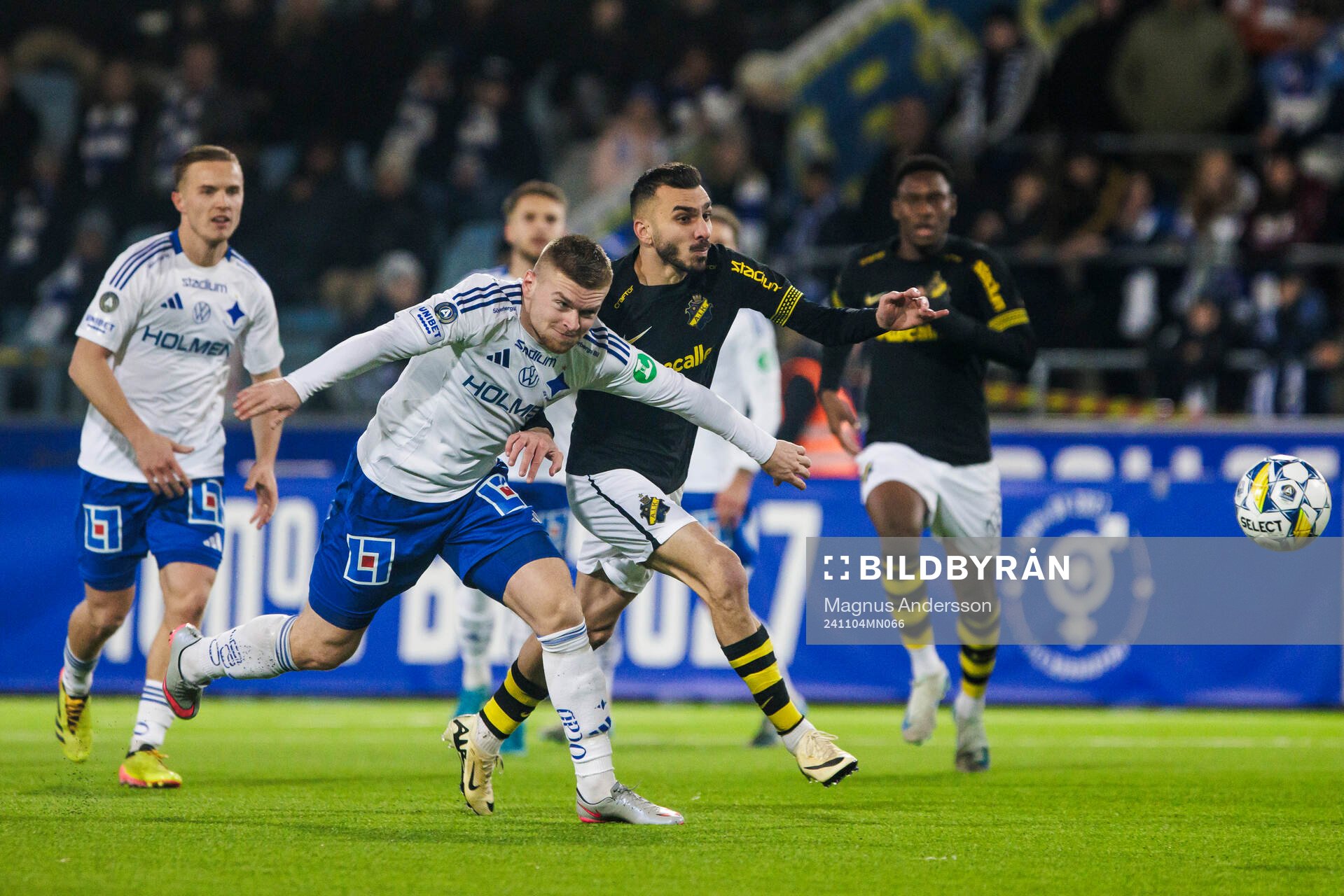 IFK Norrköpings Dino Salihovic och AIKs Ioannis Pittas