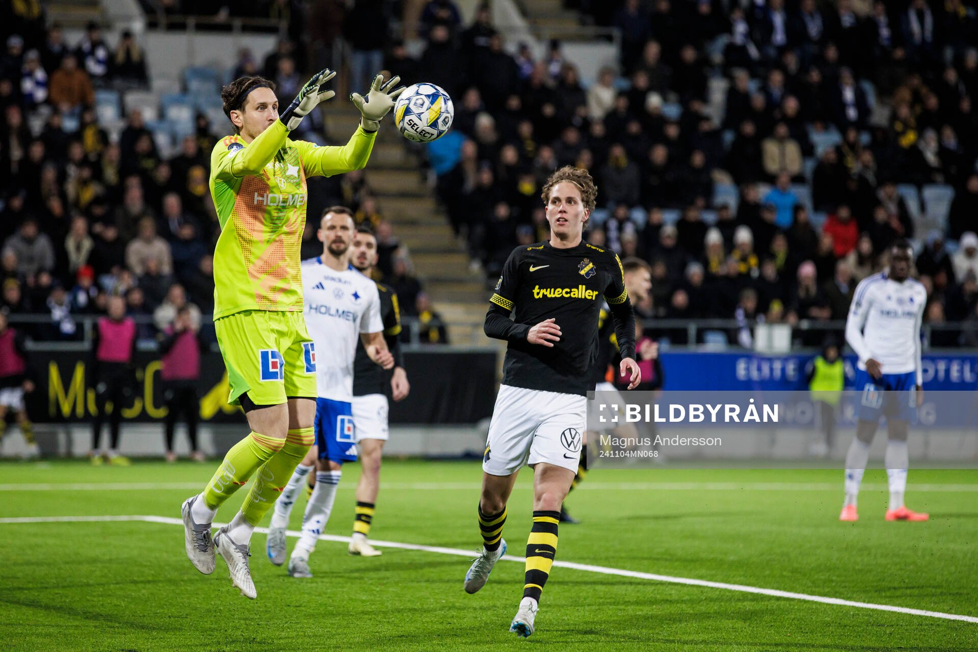 IFK Norrköpings målvakt David Mitov Nilsson och AIKs Onni