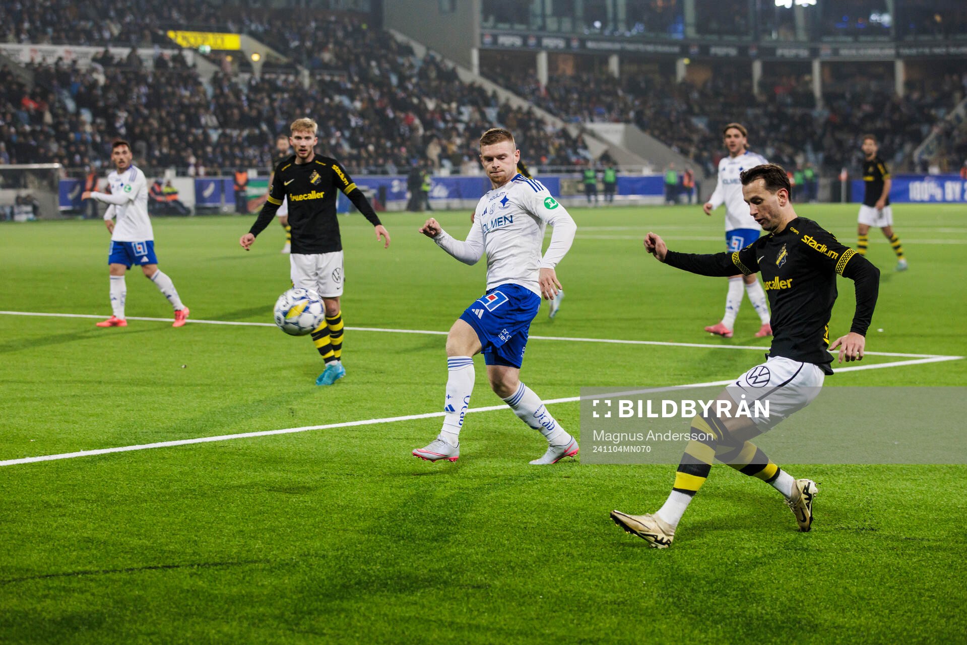 IFK Norrköpings Dino Salihovic och AIKs Bersant Celina