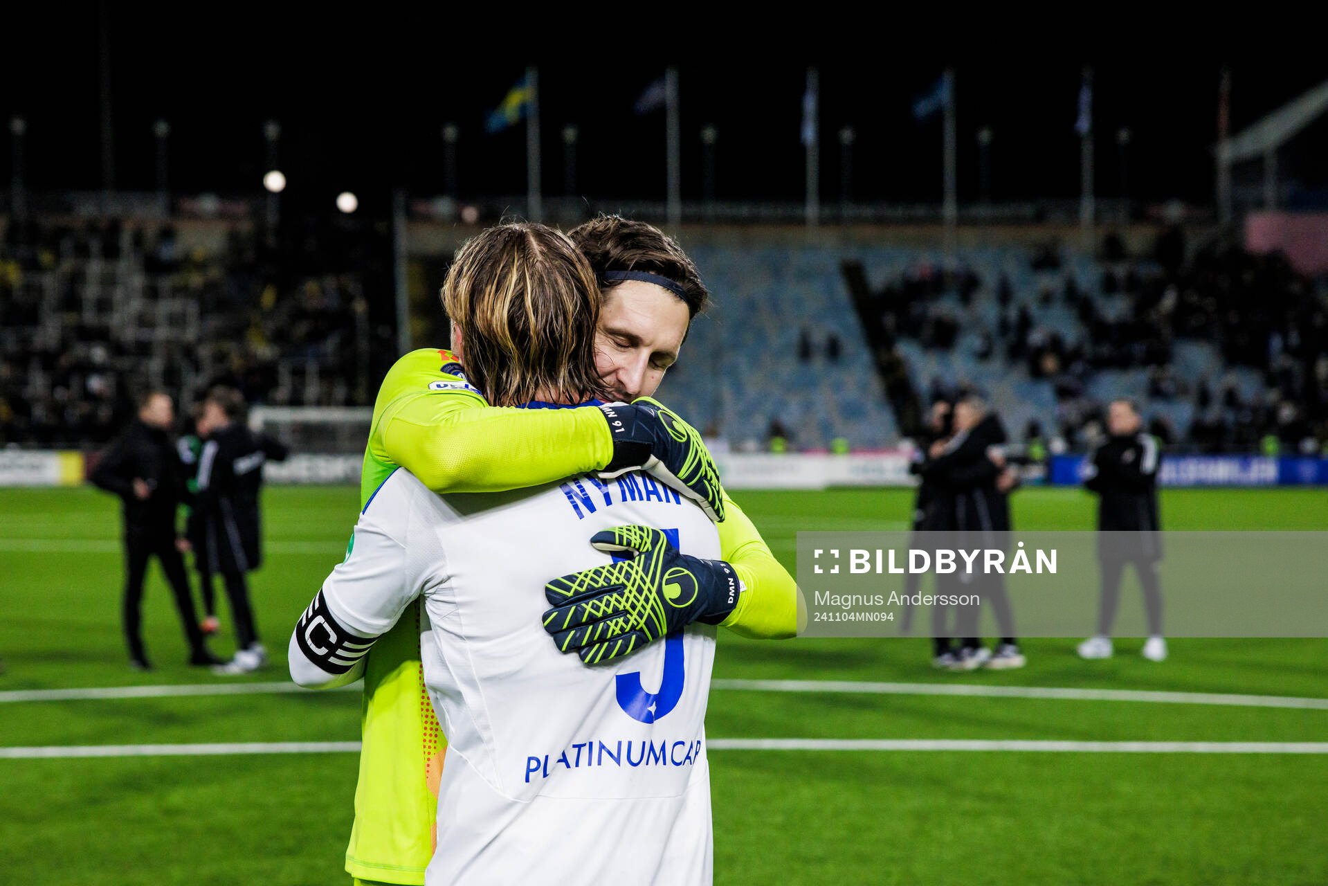 IFK Norrköpings målvakt David Mitov Nilsson och