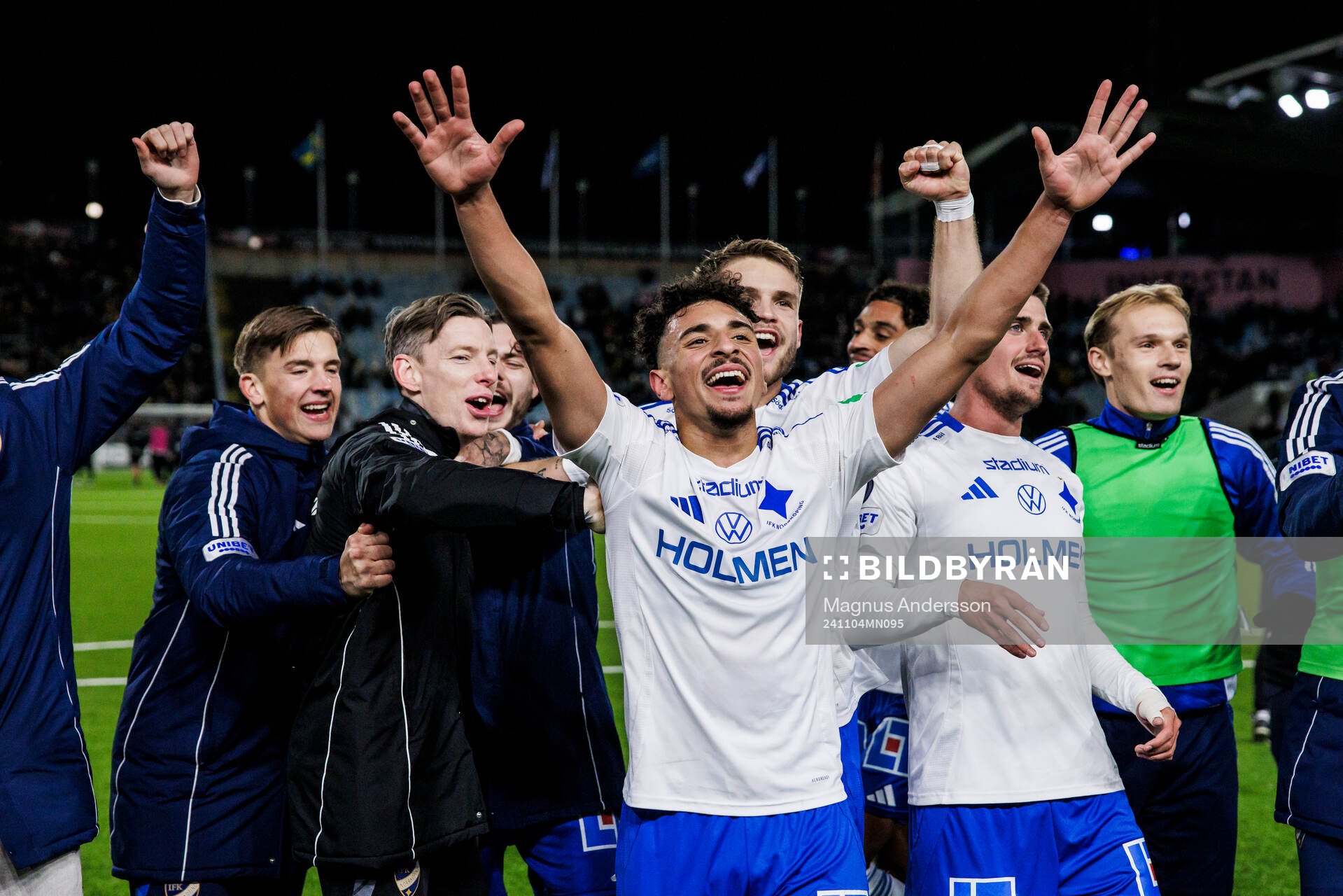 IFK Norrköpings Moutaz Neffati jublar