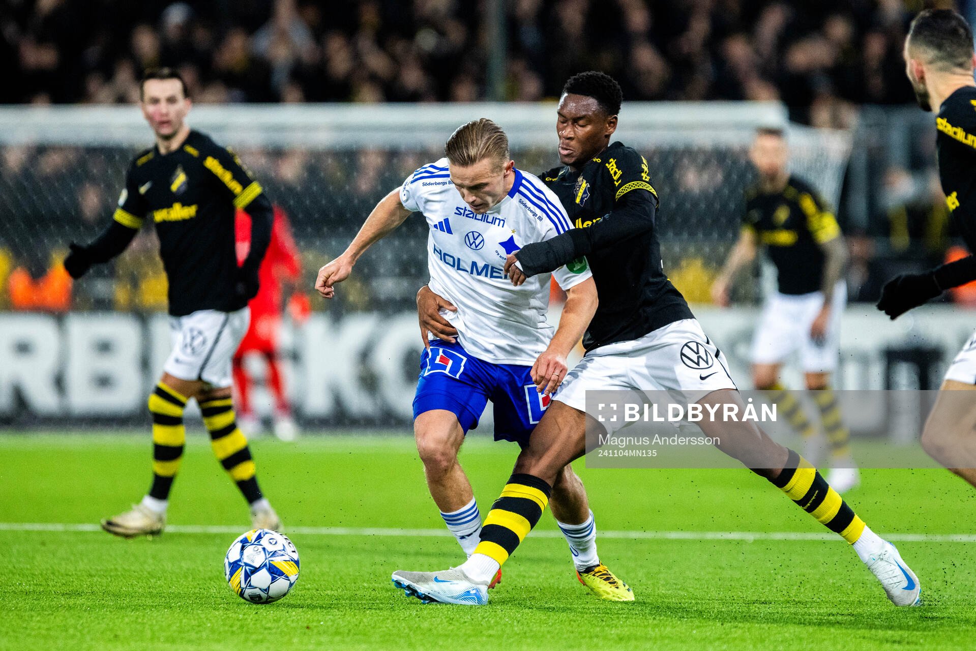 IFK Norrköpings Jacob Ortmark och AIKs Mouhamed Lamine