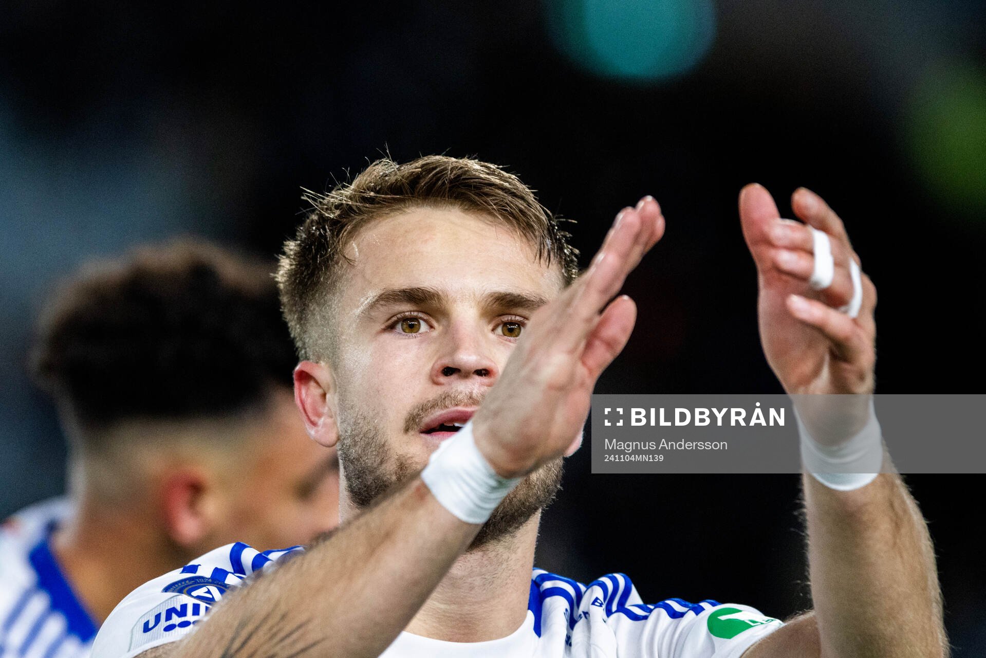 IFK Norrköpings Amadeus Sögaard jublar