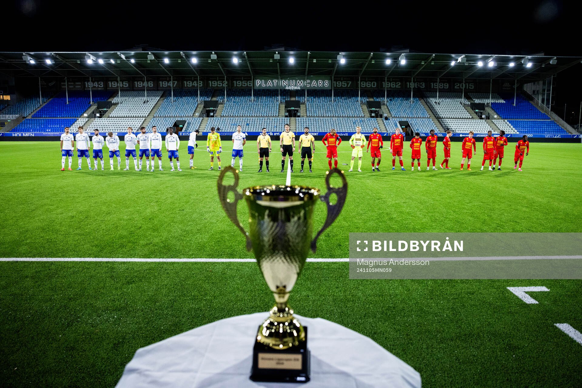Norrköpings spelare och Landskronas spelare