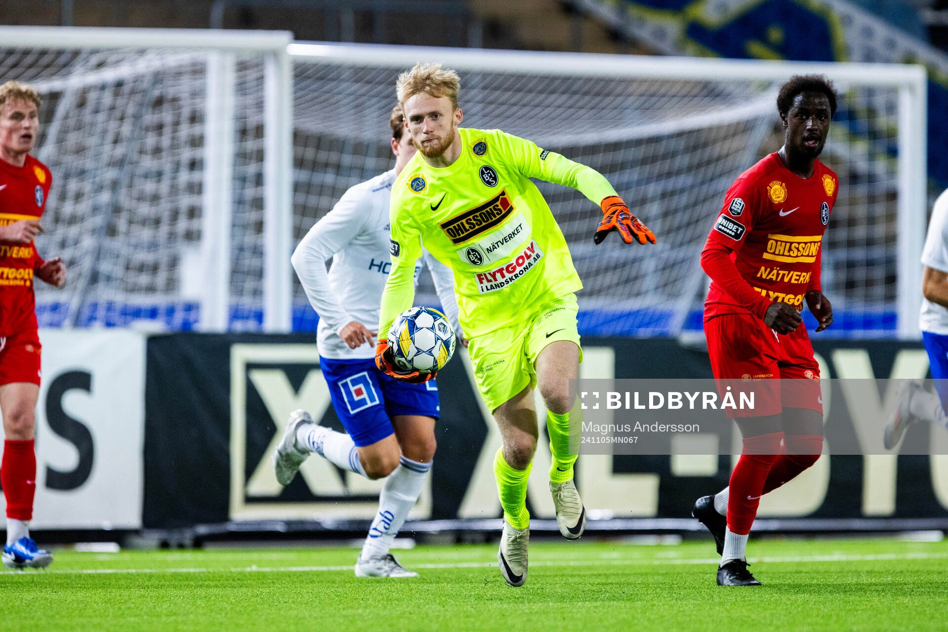 Landskronas målvakt Hampus Pauli