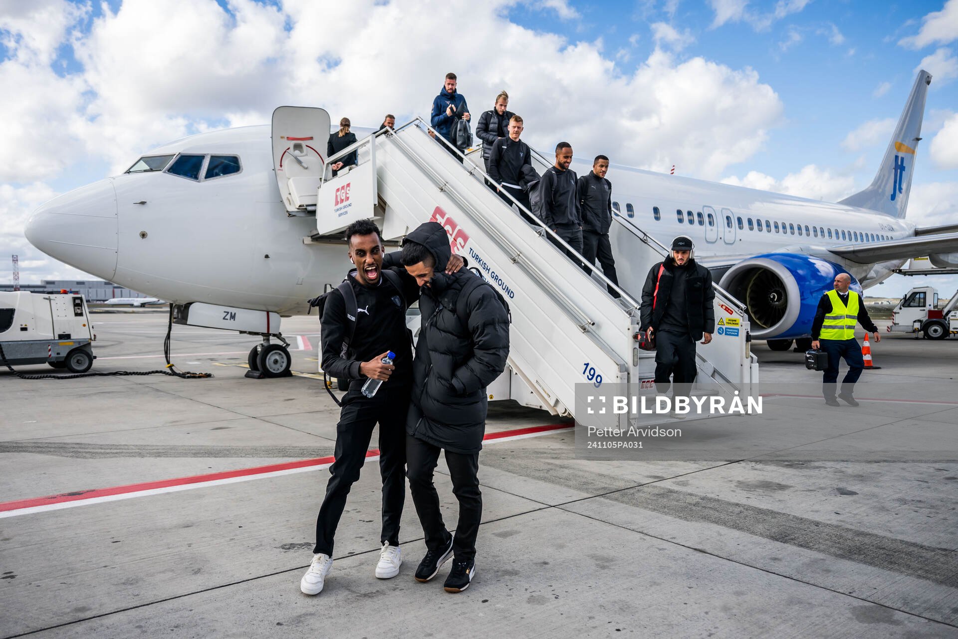 Taha Ali and Zakaria Loukili of Malmö FF