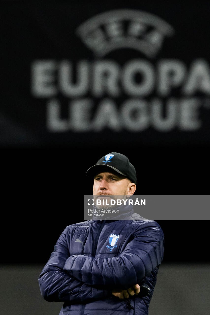 Head coach Henrik Rydström of Malmö FF