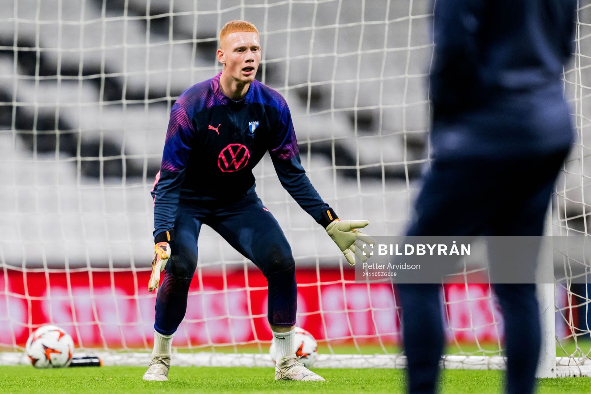 Goalkeeper Joakim Persson of Malmö FF