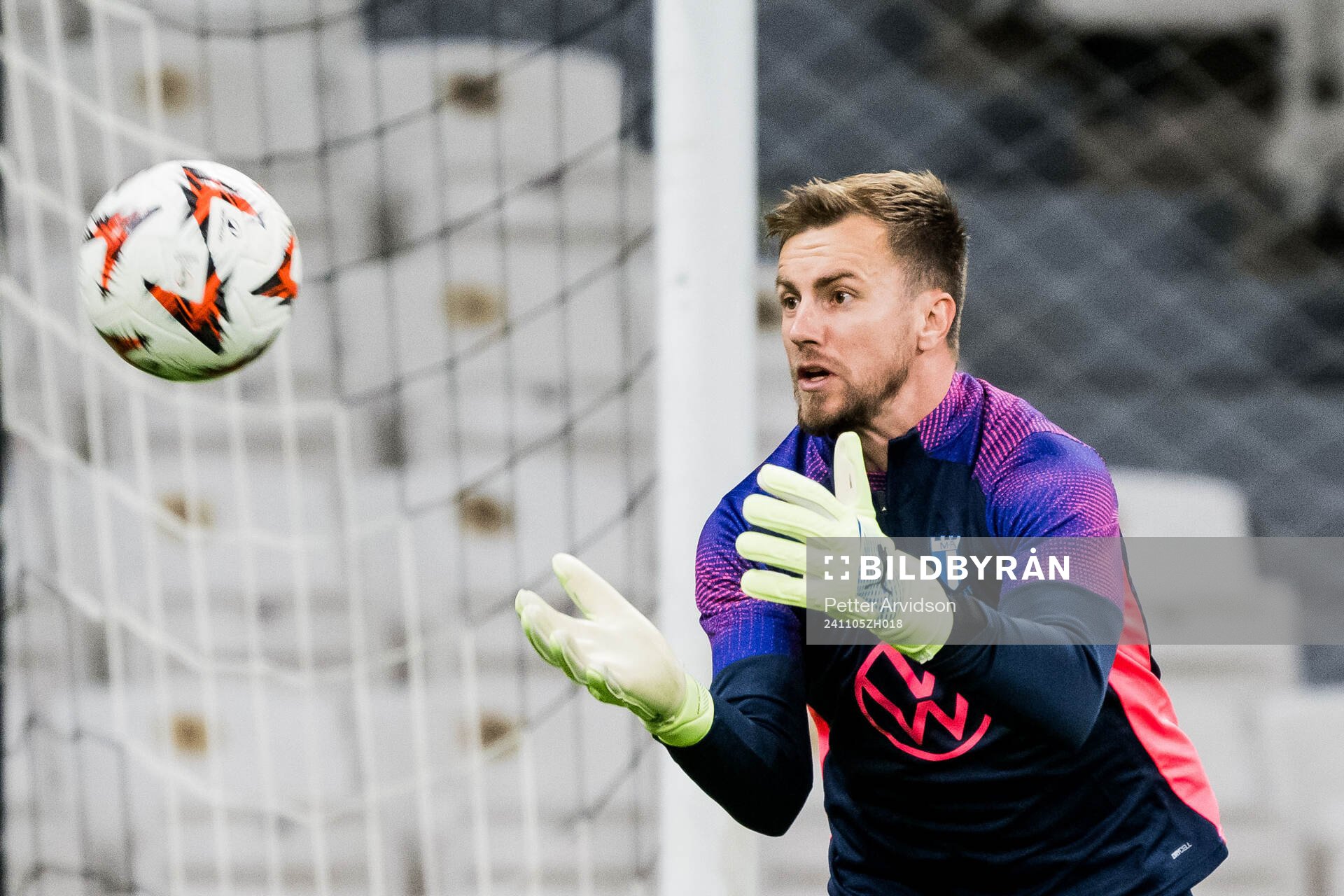 Goalkeeper Ricardo Friedrich of Malmö FF