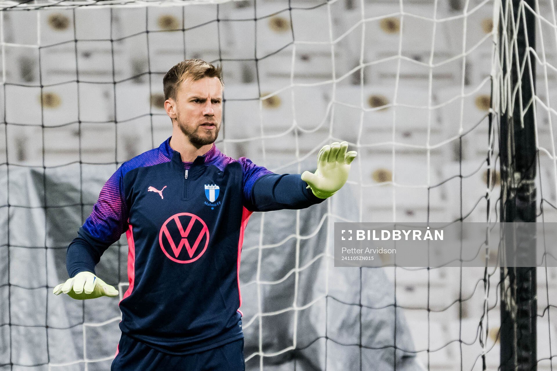 Goalkeeper Ricardo Friedrich of Malmö FF
