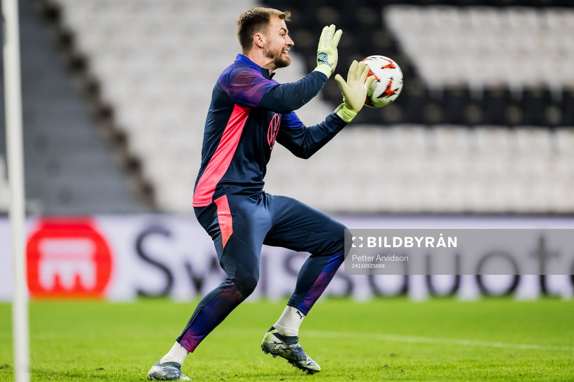 Goalkeeper Ricardo Friedrich of Malmö FF