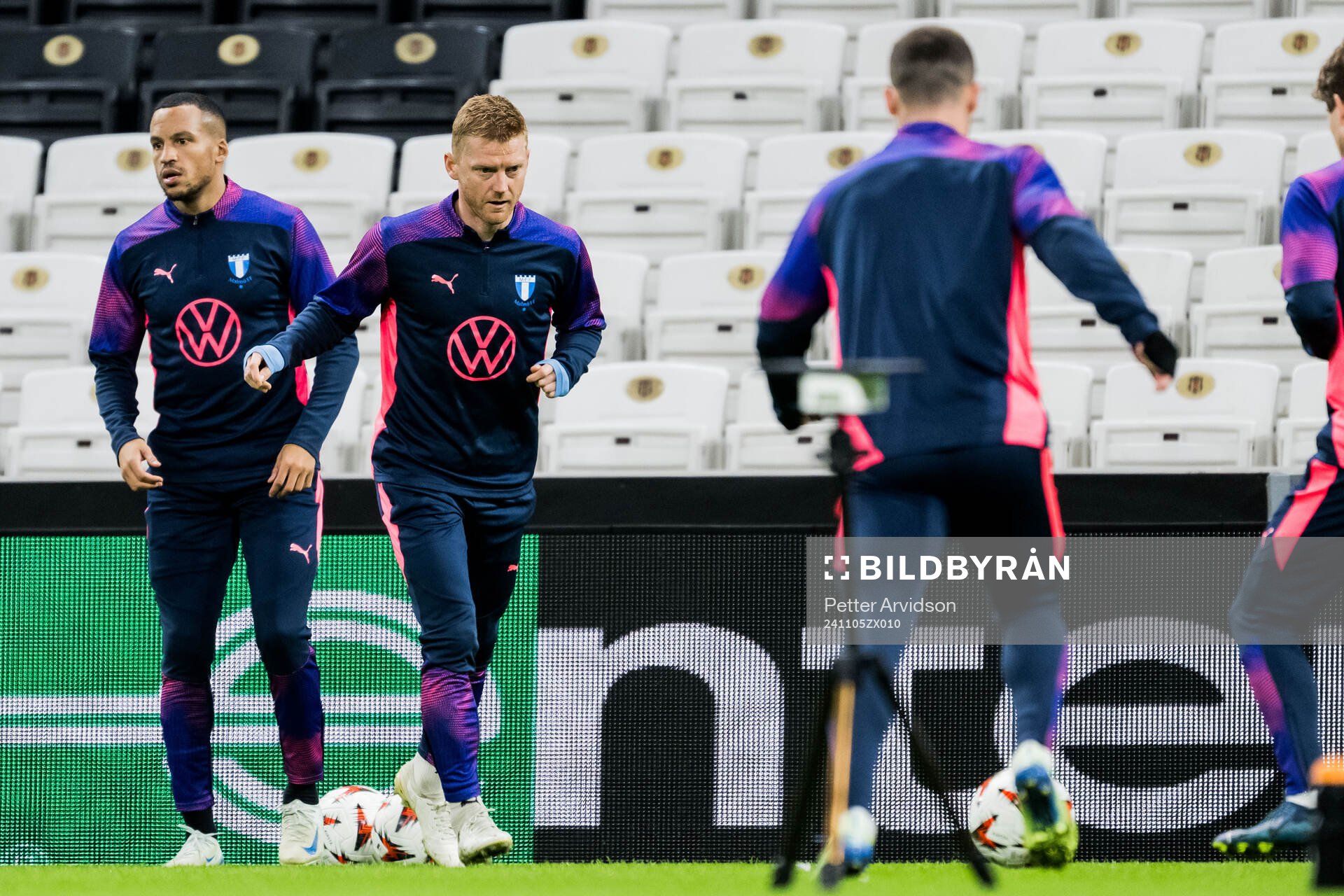 Martin Olsson and Anders Christiansen of Malmö FF