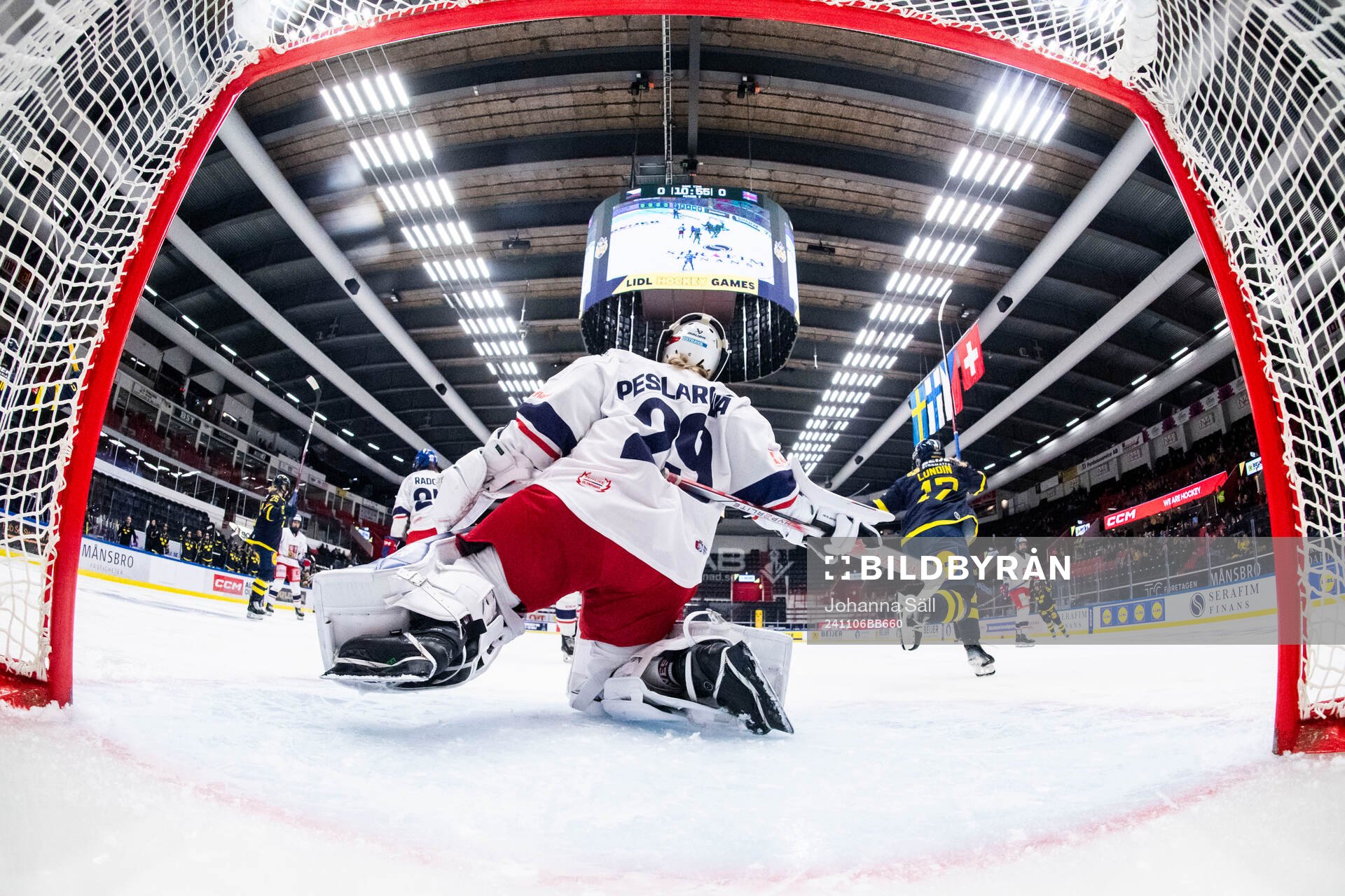 Sofie Lundin of Sweden celebrates