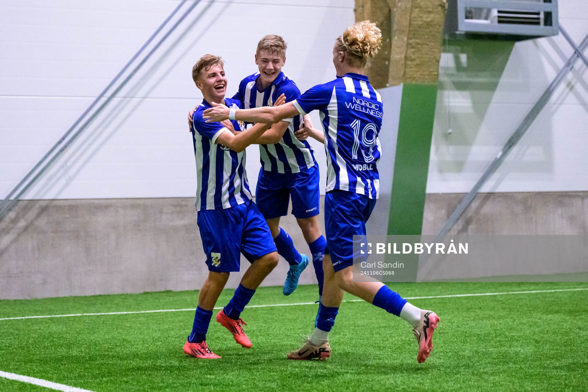 IFK Göteborgs Oliver Månsson, Vilmer Johansson och Axel