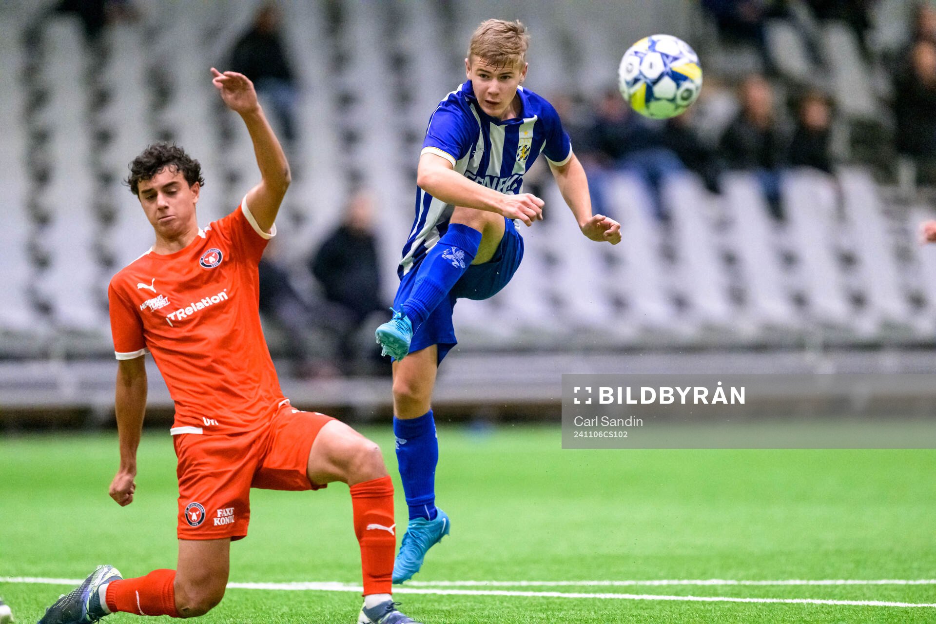 Midtjyllands Elias Hansen och IFK Göteborgs Vilmer