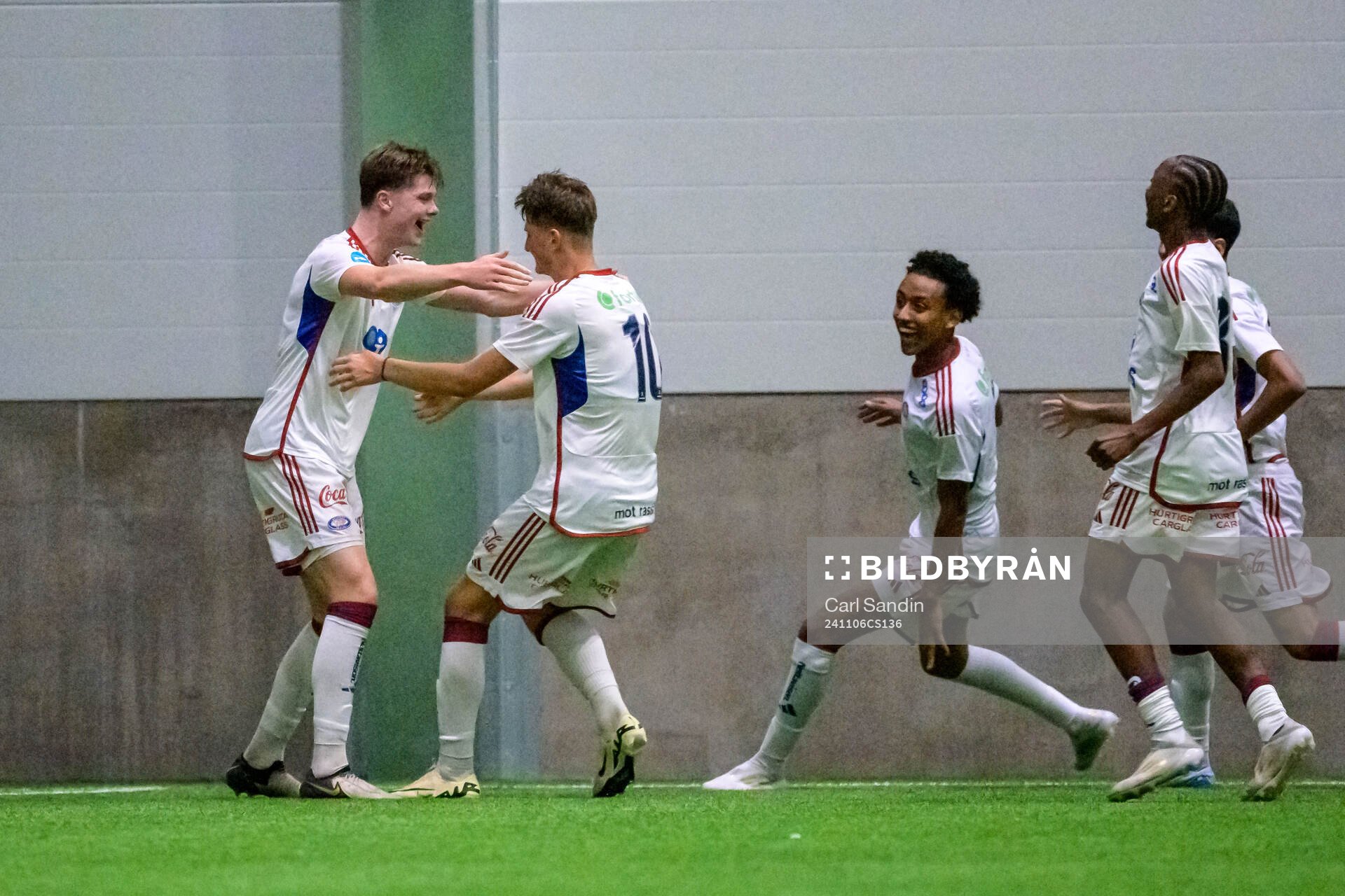 Under fotbollsmatchen i Skandinaviska Mästerskapen mellan