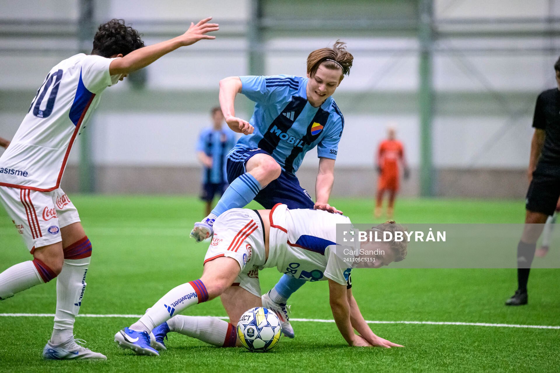 Djurgårdens Millian Jansson och Vålerengas Jakob Stang