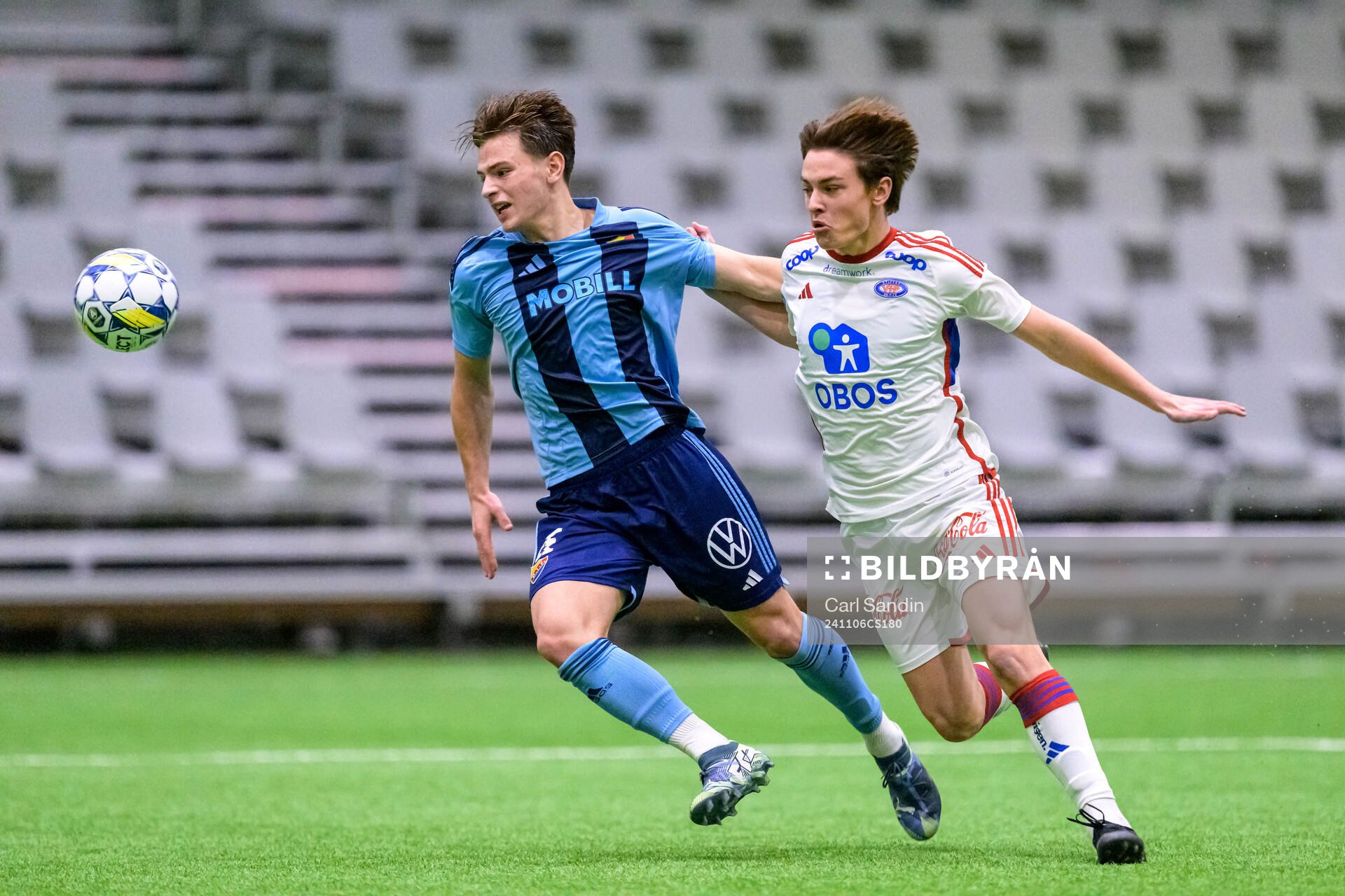 Djurgårdens Mille Selander och Vålerengas Jens Olden