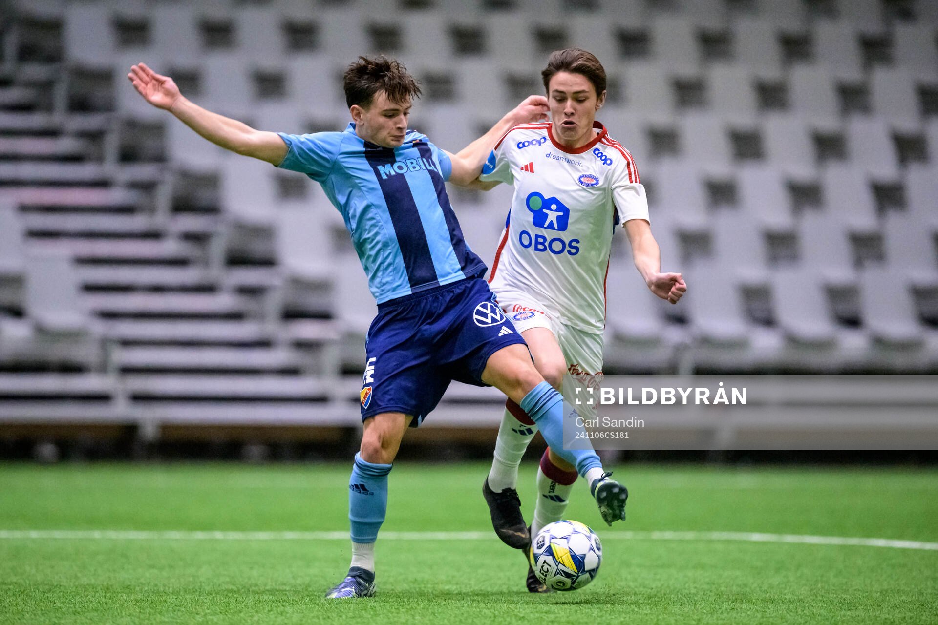 Djurgårdens Mille Selander och Vålerengas Jens Olden