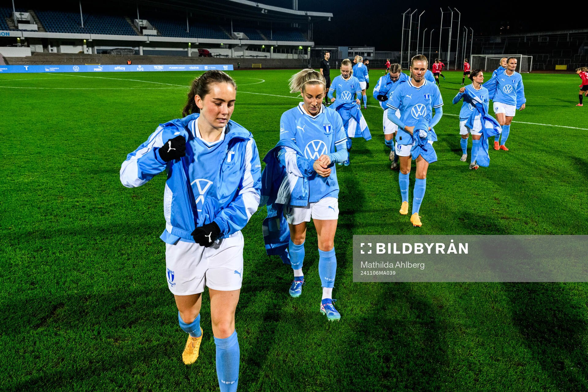 Malmö FFs Matilda Eriksson Kristell och Mia Persson
