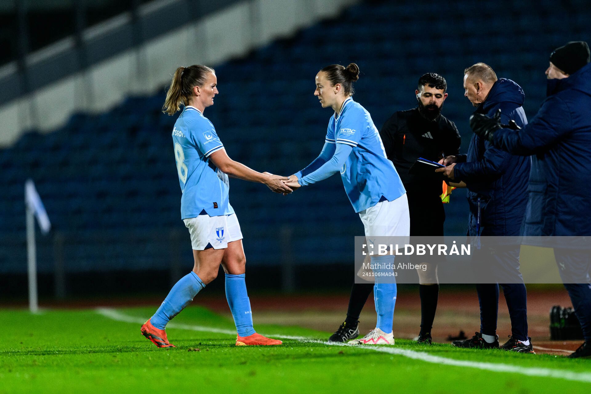 Malmö FFs Lovisa Gustafsson och Anna Plantin