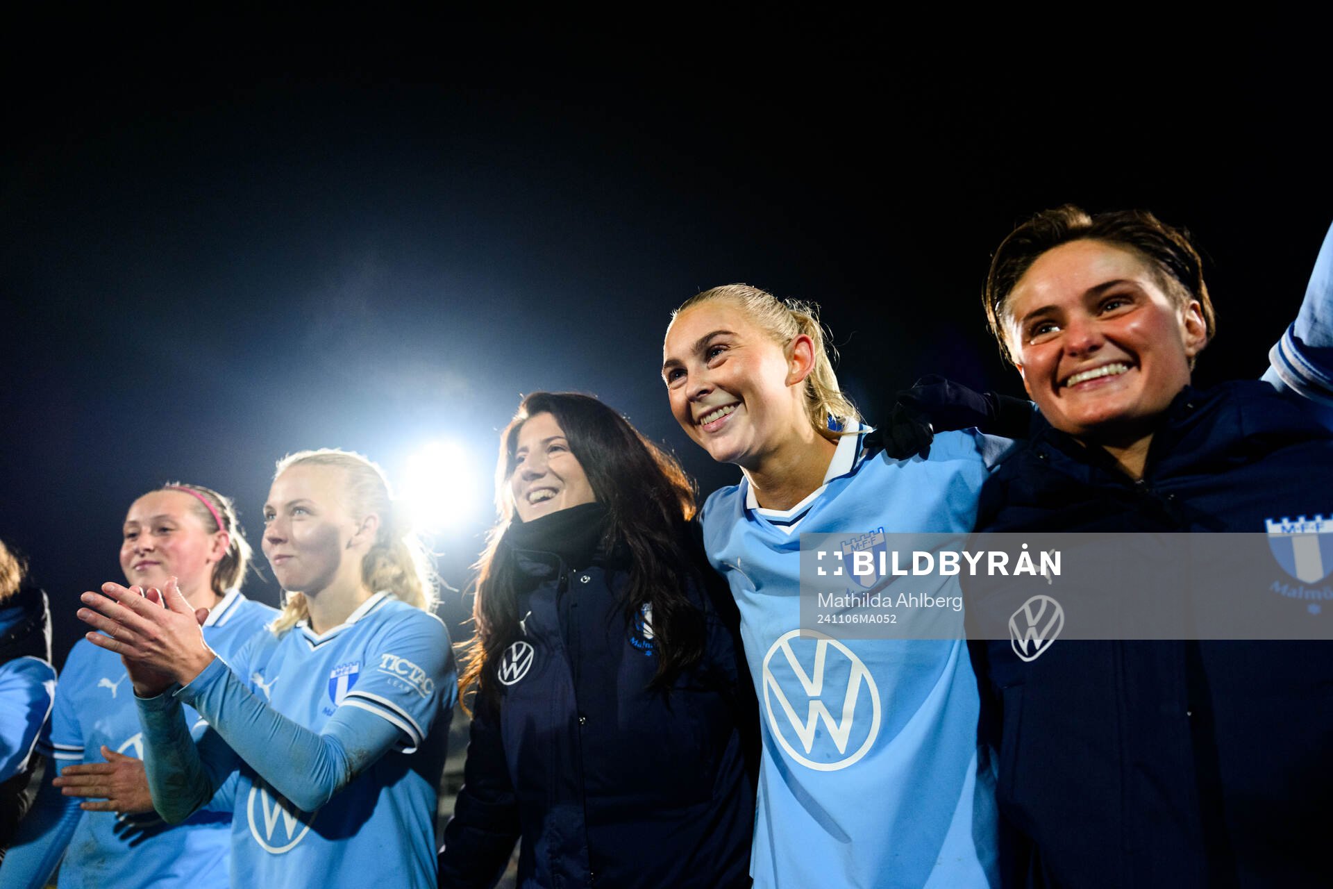 Malmö FFs Mia Persson, Beatrice Persson och Ema Paljevic
