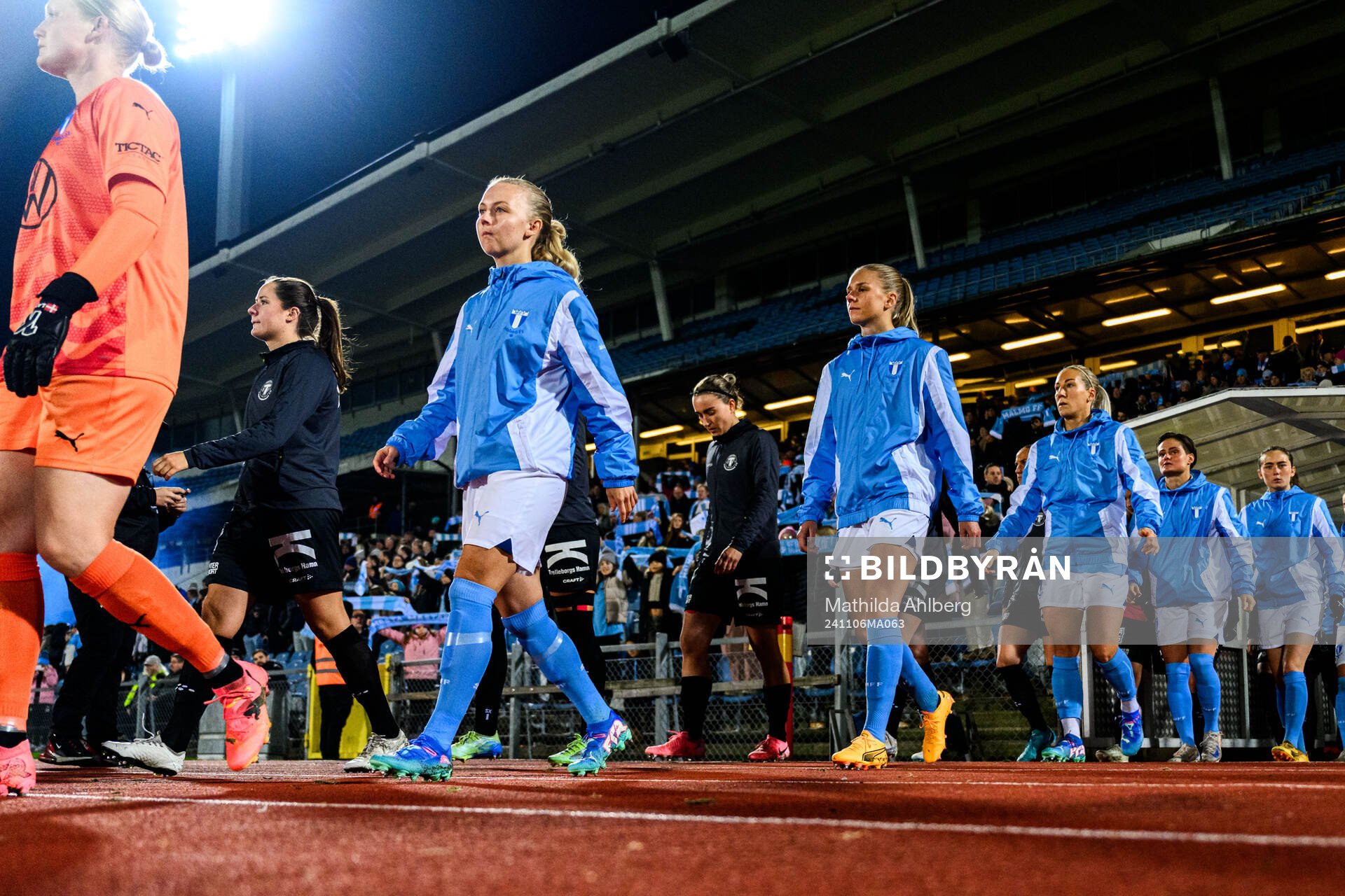 Malmö FFs Nathalie Hoff Persson, Nellie Lilja och Mia