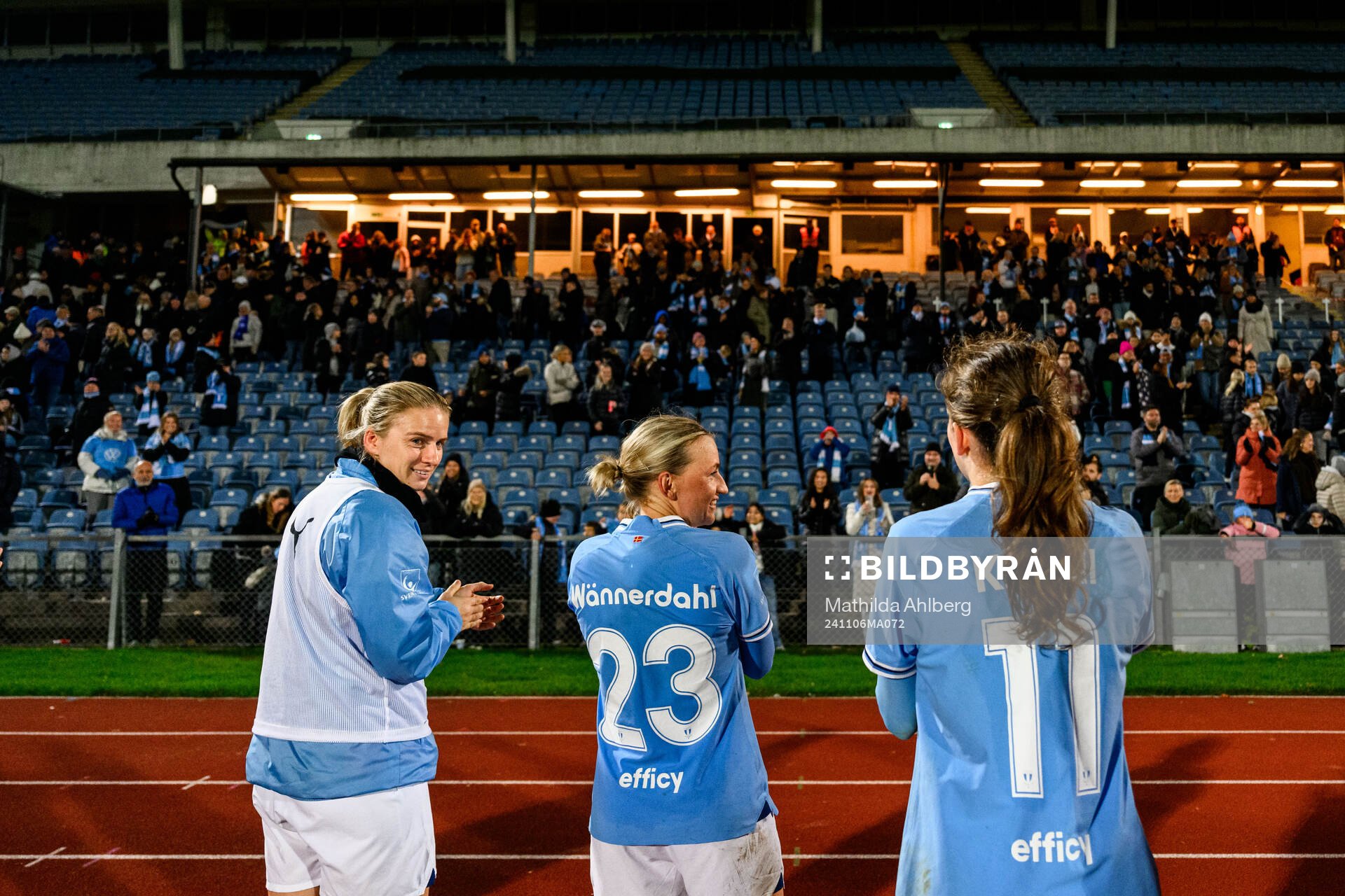 Malmö FFs Sofia Wännerdahl jublar
