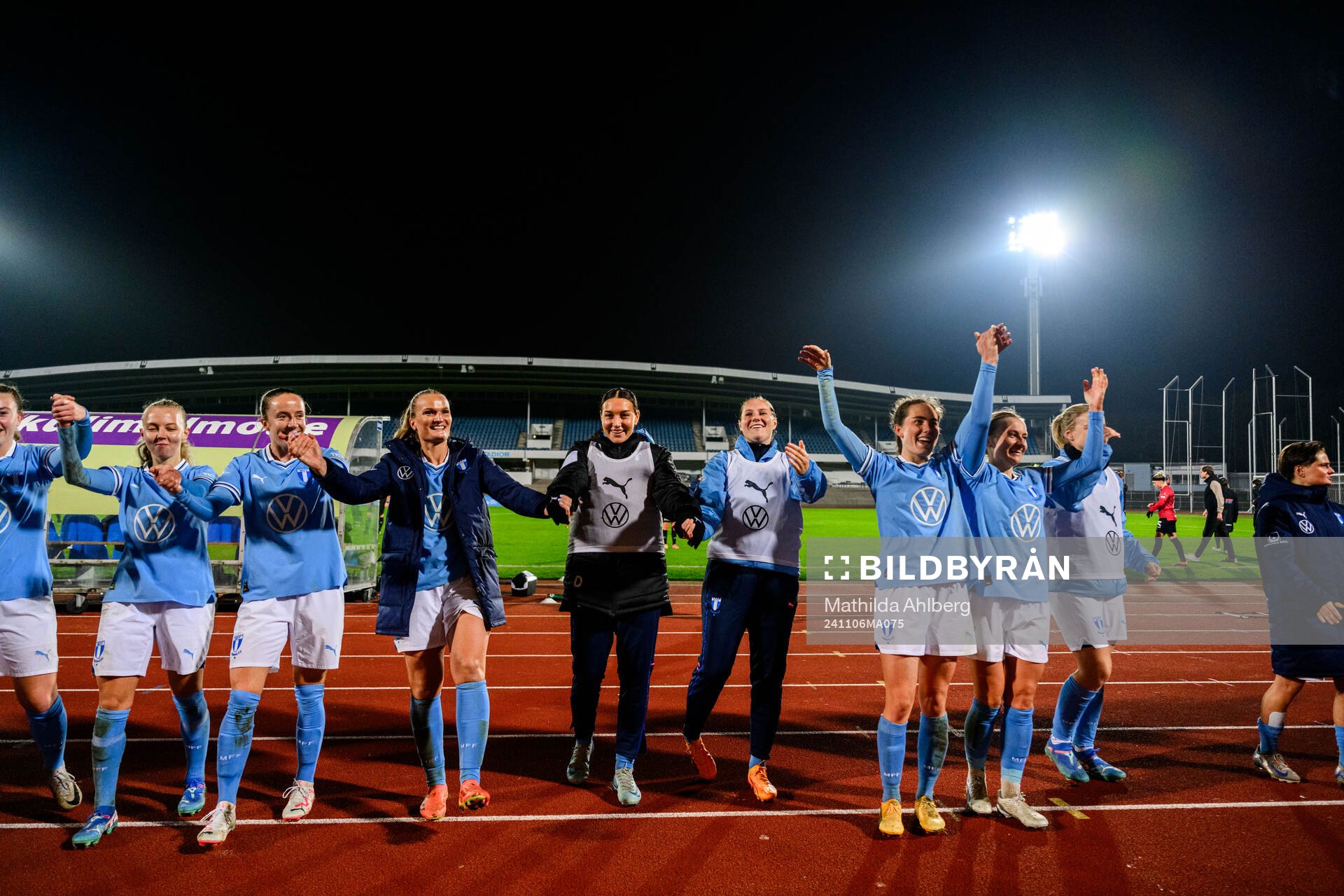 Malmö FFs spelare jublar