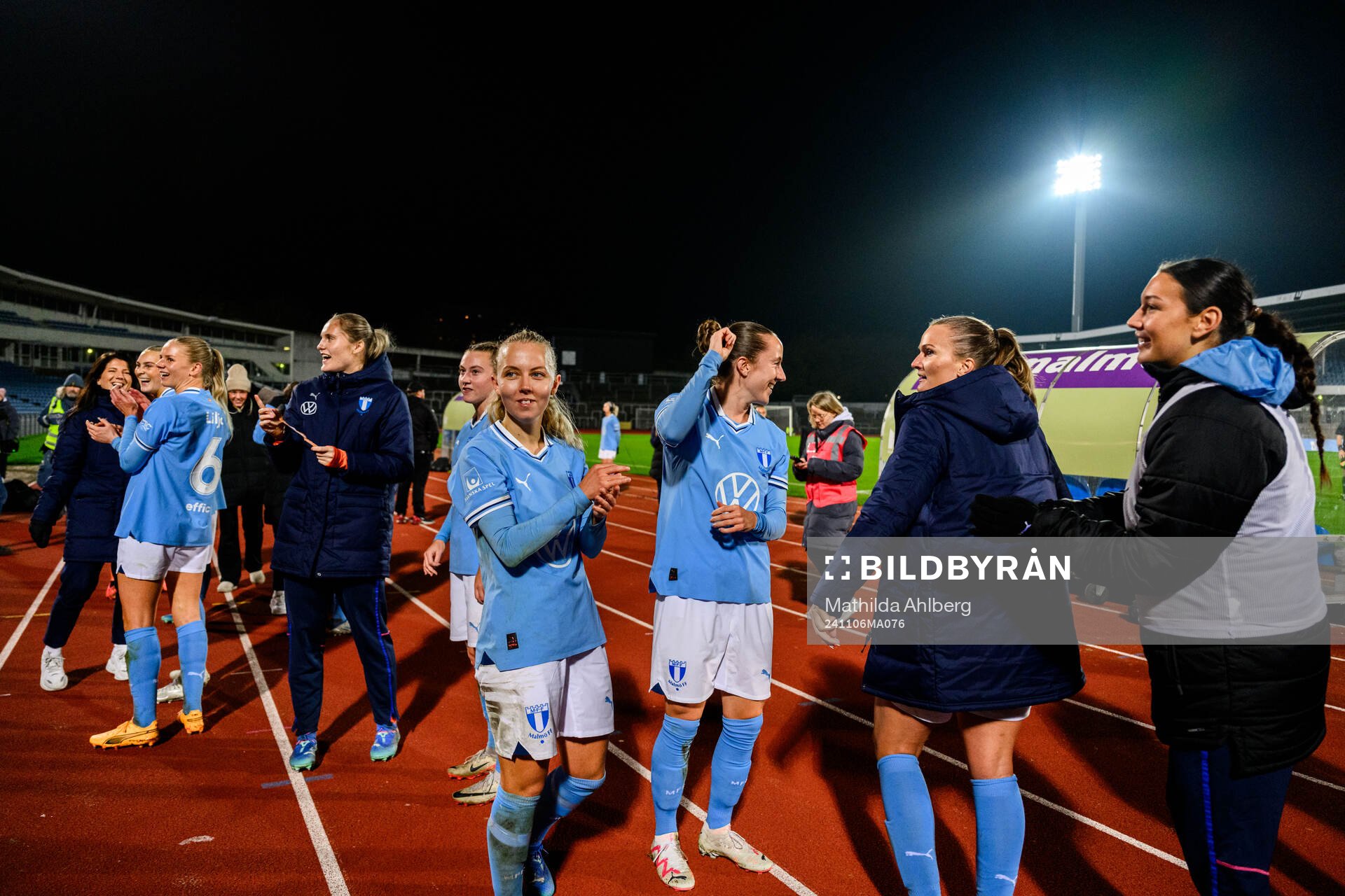 Malmö FFs Nathalie Hoff Persson jublar