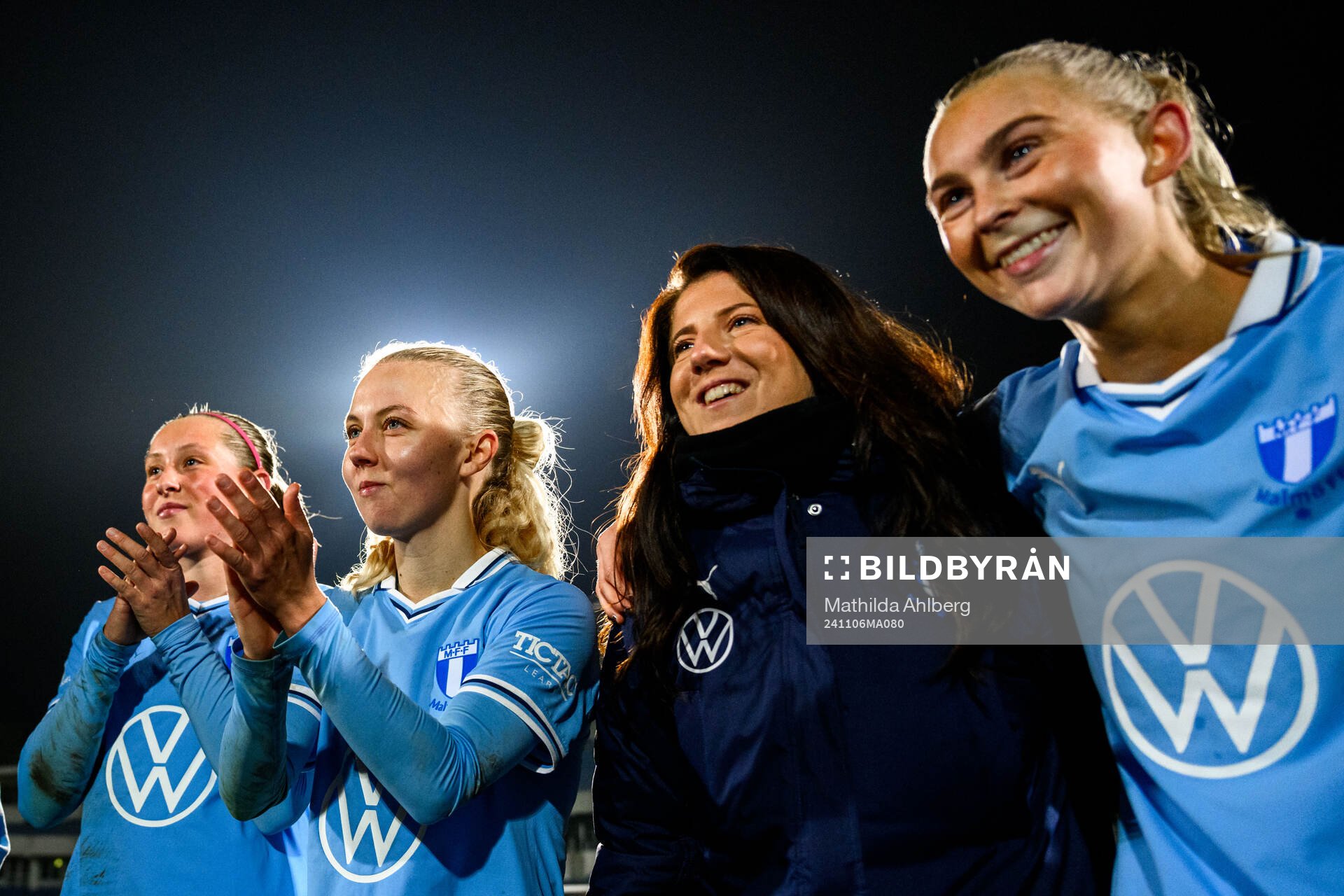Malmö FFs Nathalie Hoff Persson jublar