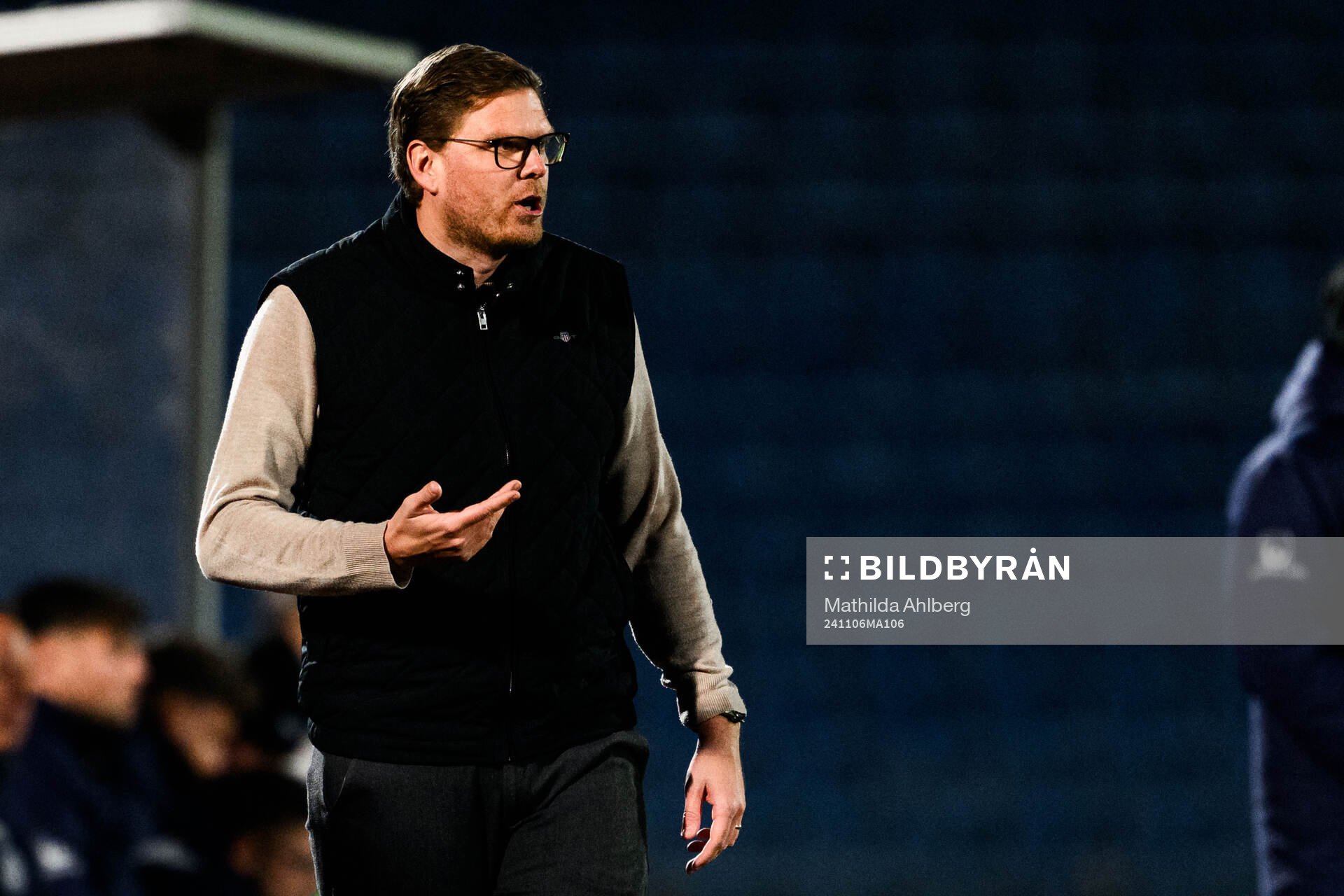 Trelleborgs tränare Joakim Felldin