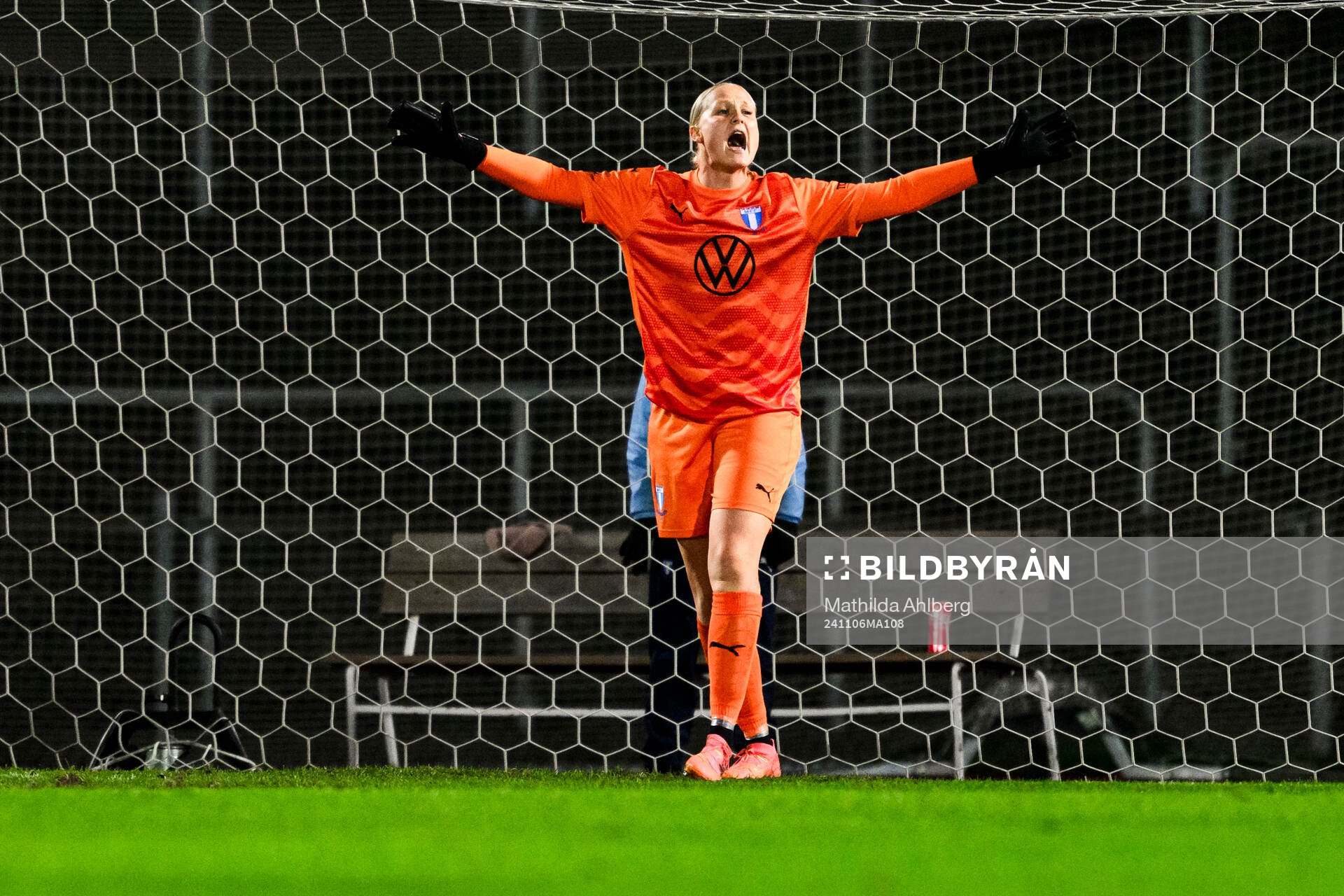 Malmö FFs målvakt Kathrine Østergaard Larsen