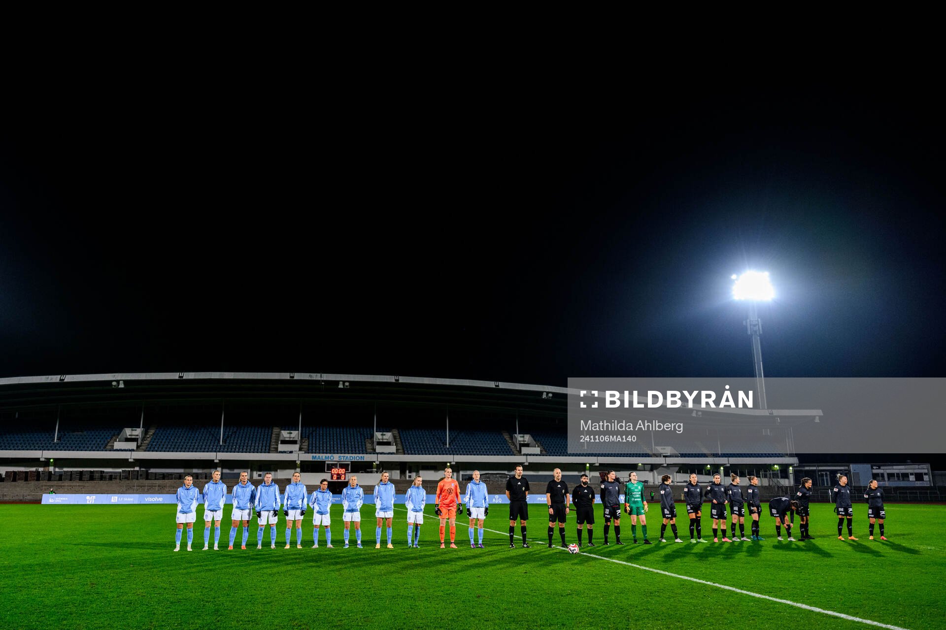 Malmö FFs och Trelleborgs spelare