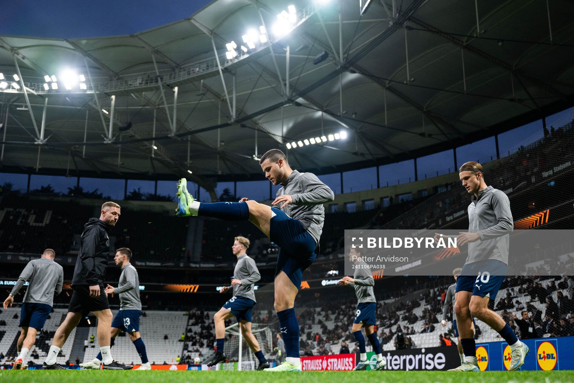 Gabriel Busanello and Erik Botheim of Malmö FF