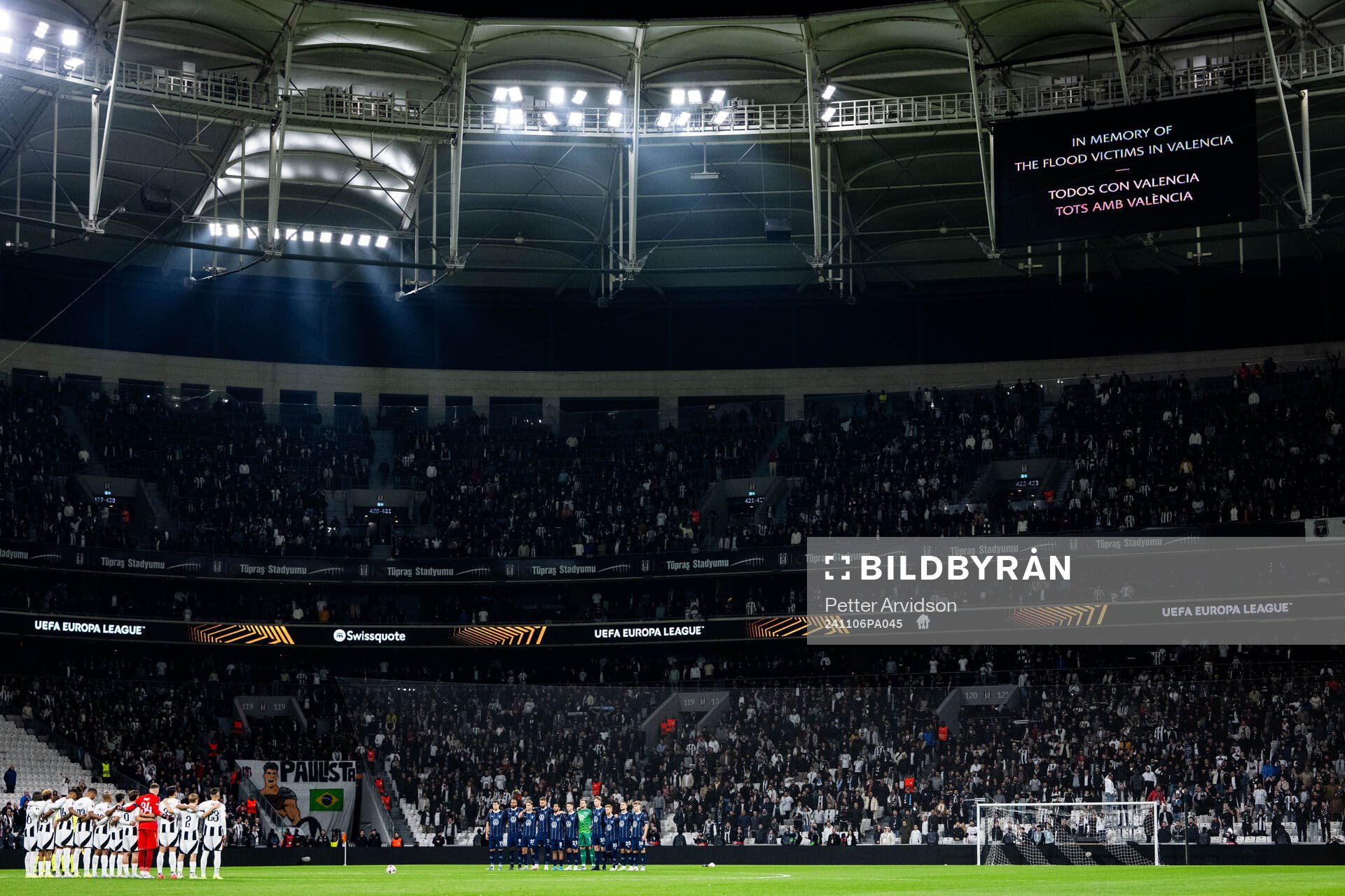 Players of Besiktas and of Malmö FF