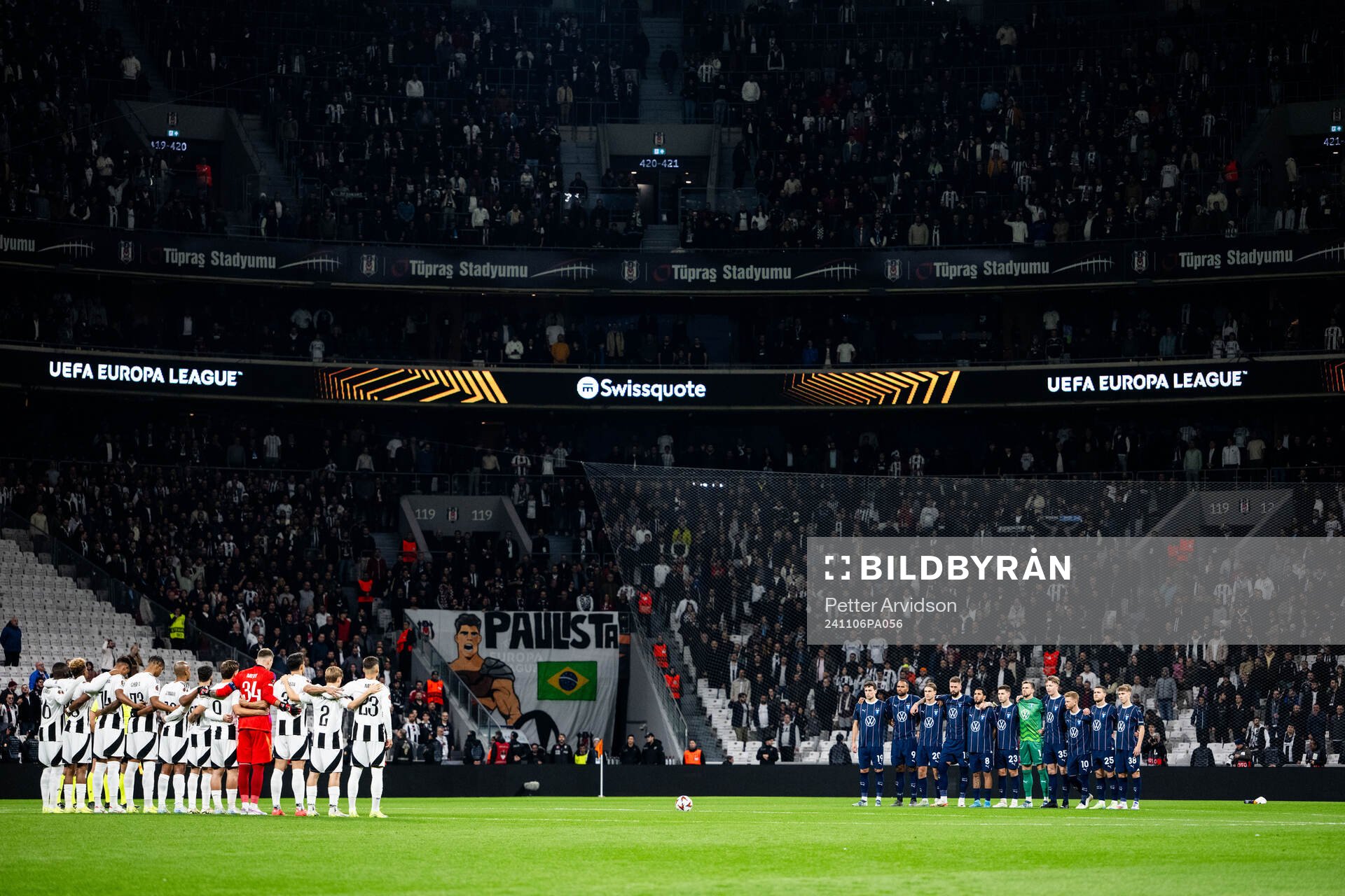 Players of Besiktas and of Malmö FF