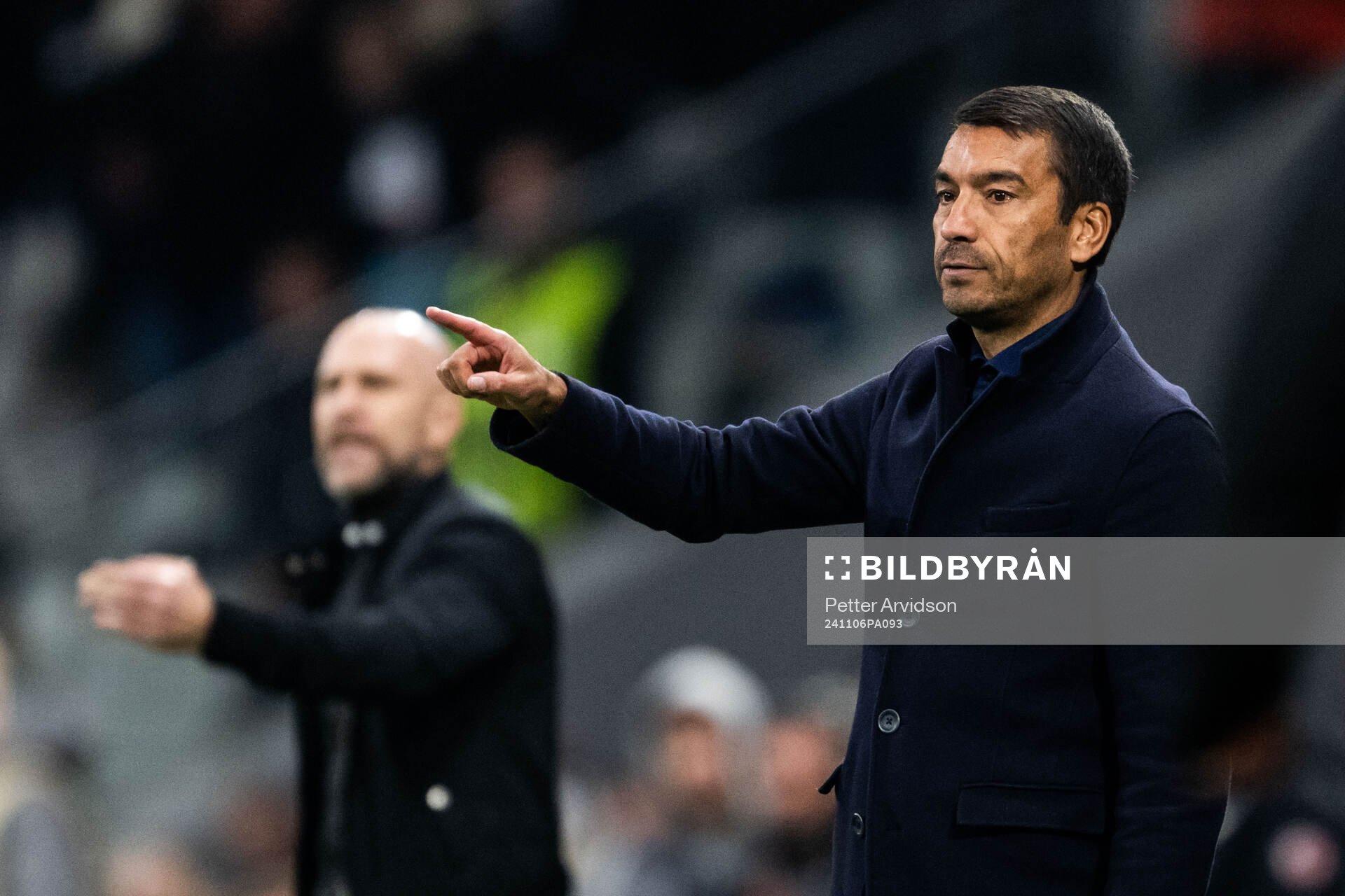 Head coach Giovanni Van Bronckhorst of Besiktas