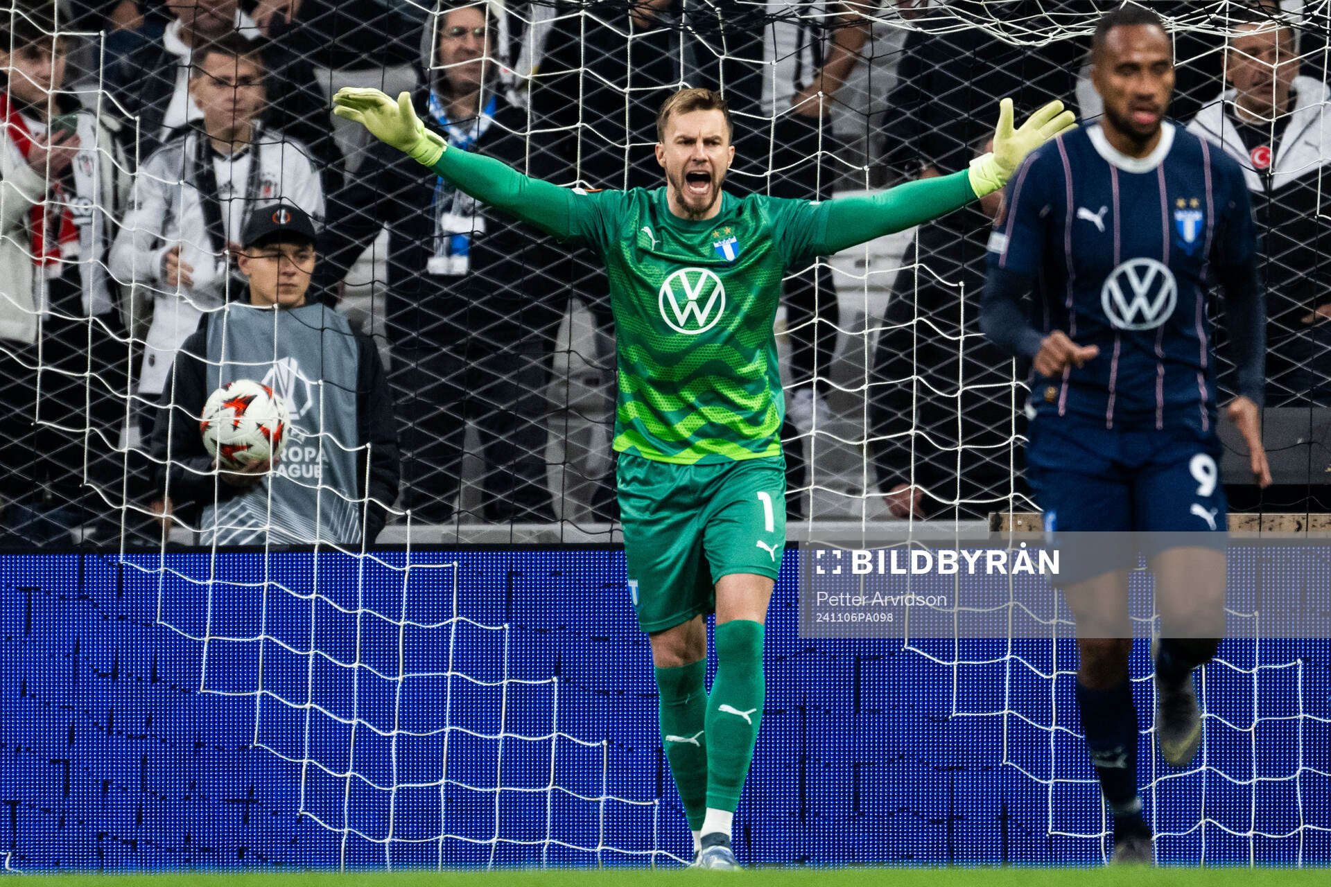 Goalkeeper Ricardo Friedrich of Malmö FF
