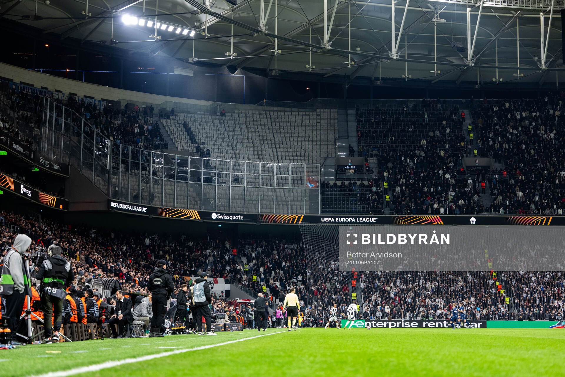 Fans of Malmö FF in the stands