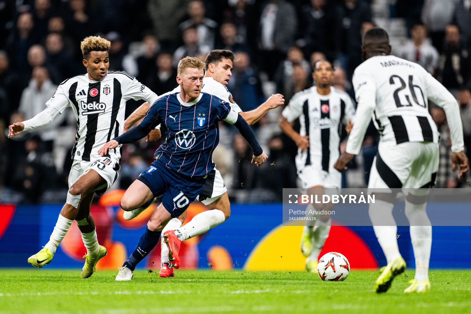 Gedson Fernandes and Gabriel Paulista of Besiktas against