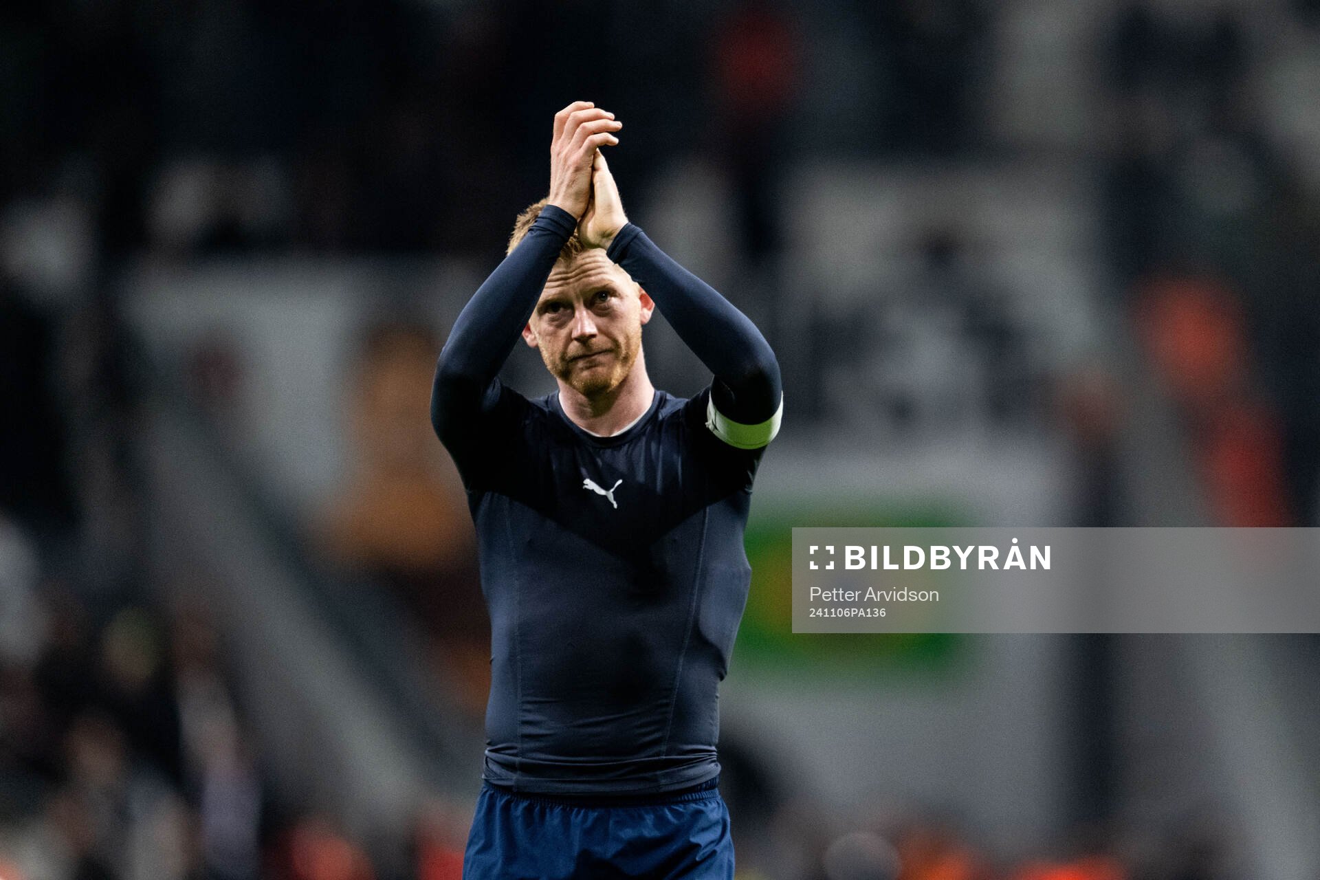 Anders Christiansen of Malmö FF after the UEFA Europa League football match between Besiktas and Malmö FF on November 6, 2024 in Istanbul.