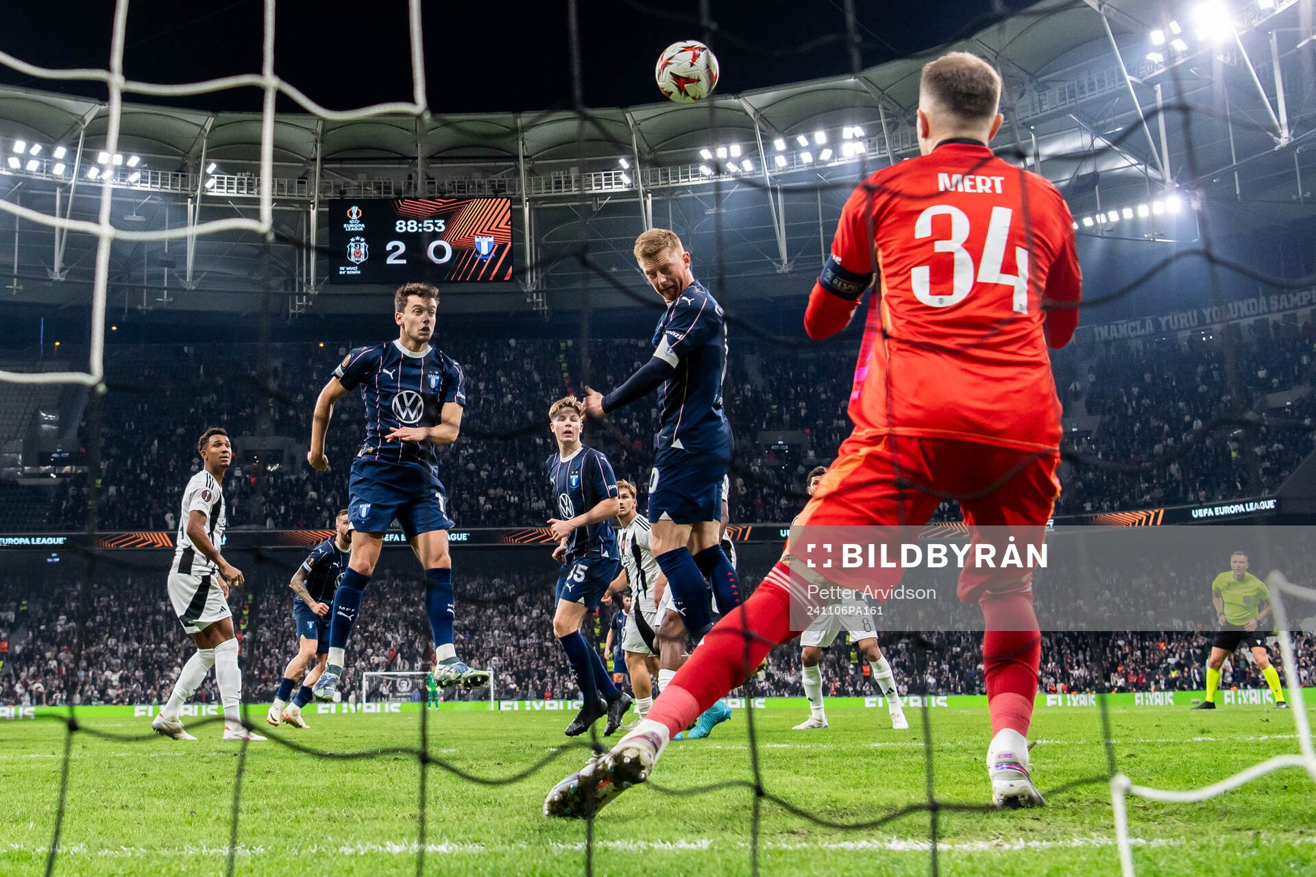 Colin Rösler and Anders Christiansen against goalkeeper